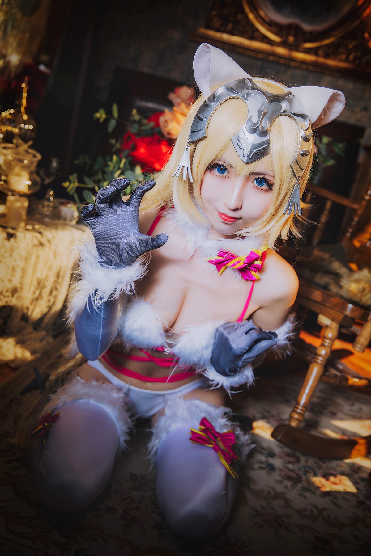 rioko凉凉子 白色贞德 Cosplay 高清写真 圣洁骑士王