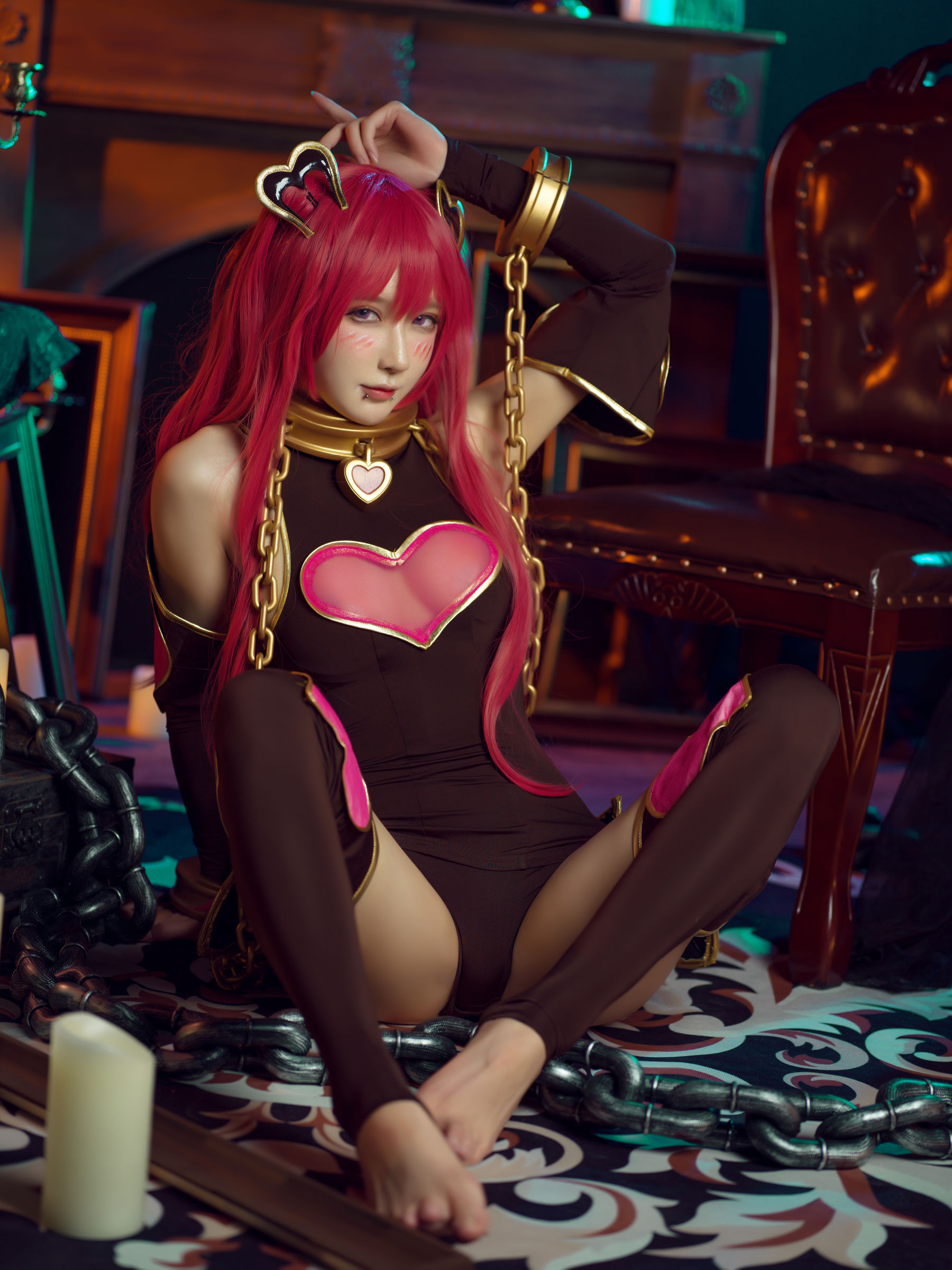 阿包也是兔娘 – 空花 cosplay 空之境界 两仪式 和服 动漫写真 高清图集插图