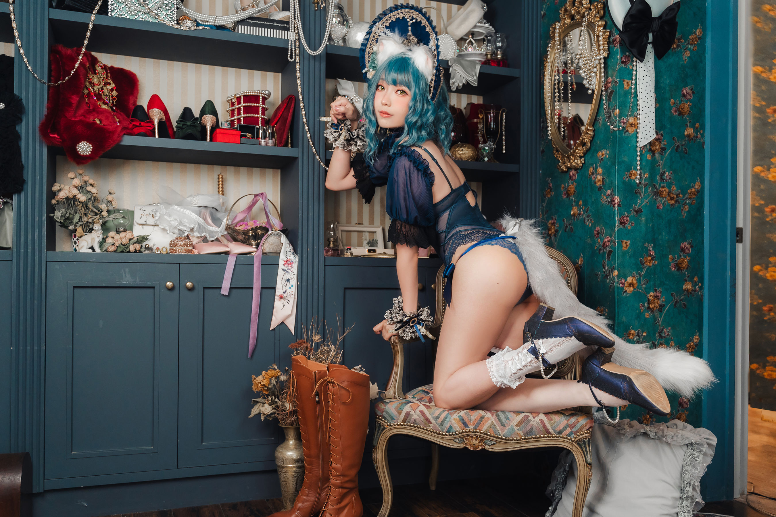 Ely_eee(ElyEE子) Scottish Fold Cat Doll 摺耳貓少女人形 Cosplay插图 Ely_eee(ElyEE子) Scottish Fold Cat Doll 摺耳貓少女人形 Cosplay插图