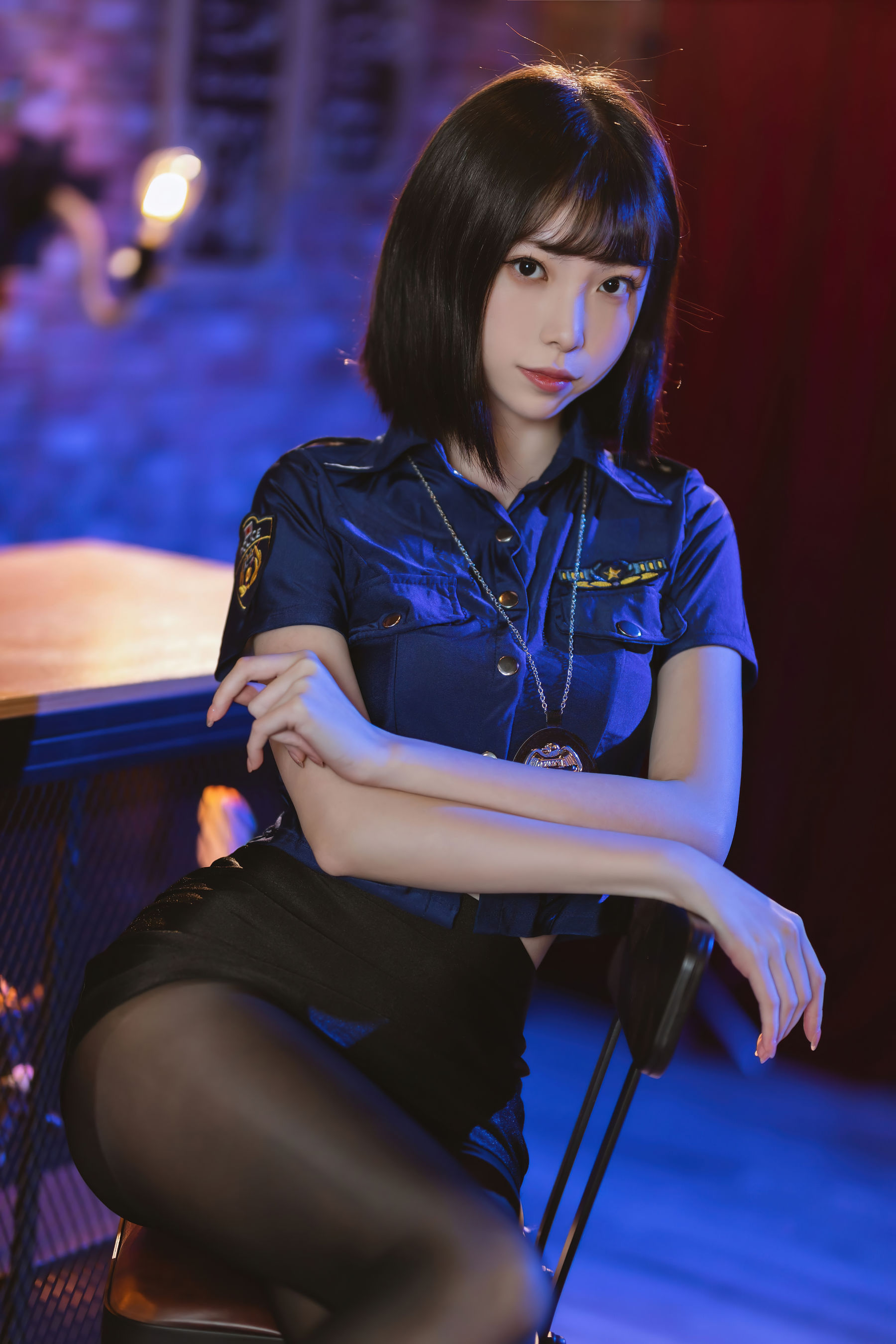 许岚 – 黑丝制服Cosplay写真 高清美图合集插图 许岚 – 黑丝制服Cosplay写真 高清美图合集插图