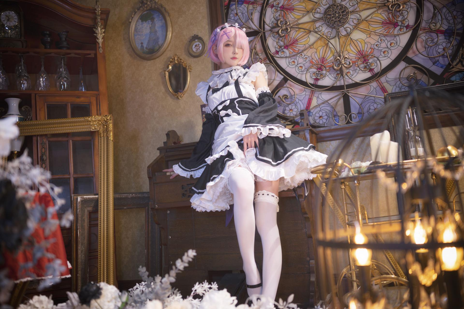 阿包也是兔娘 – 拉姆女仆 cosplay 蕾姆姐姐女仆装 Re Zero 从零开始异世界生活 动漫角色扮演插图 阿包也是兔娘 – 拉姆女仆 cosplay 蕾姆姐姐女仆装 Re Zero 从零开始异世界生活 动漫角色扮演插图