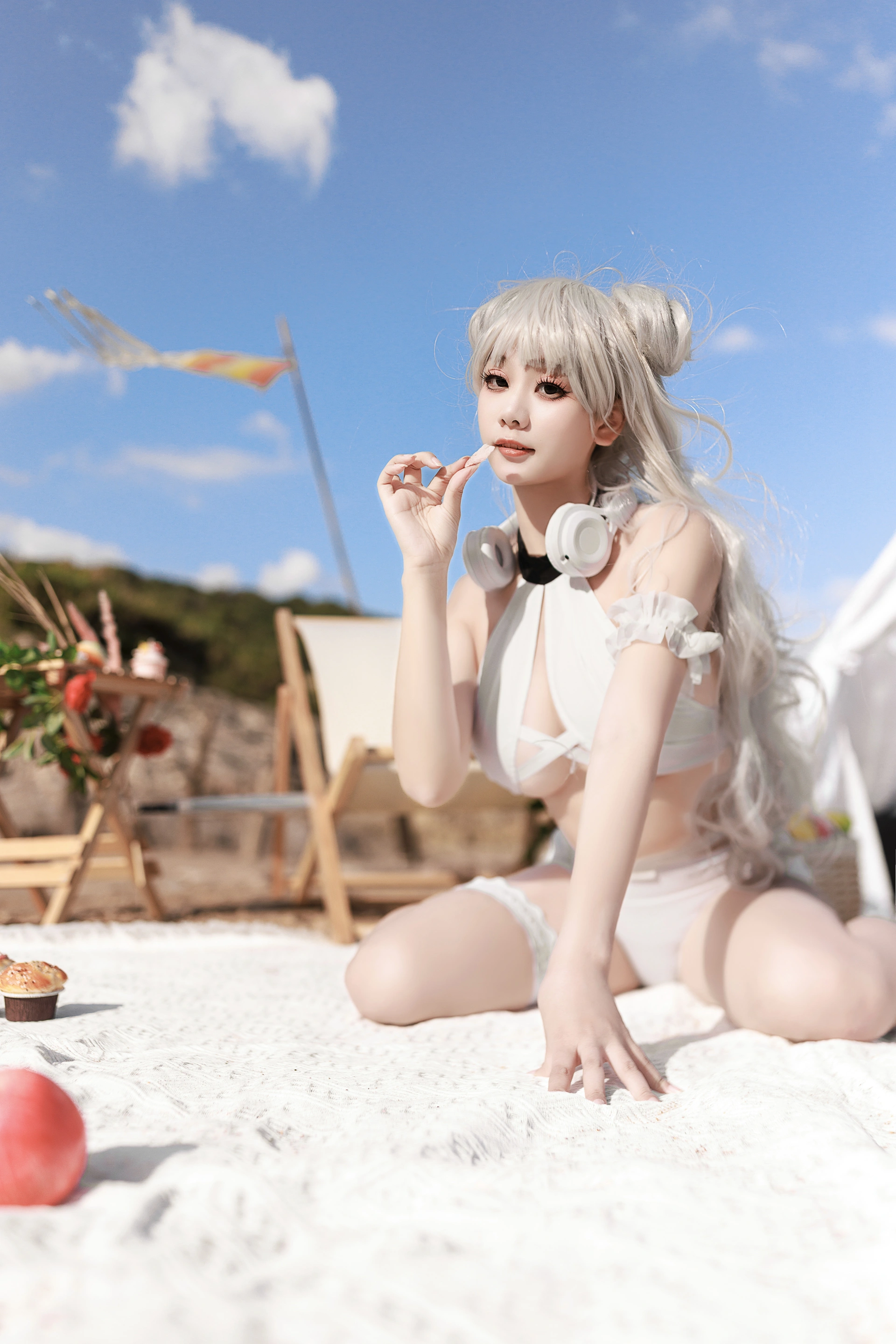 阿雪雪 – 恶毒泳装 Cosplay 性感写真 二次元角色扮演