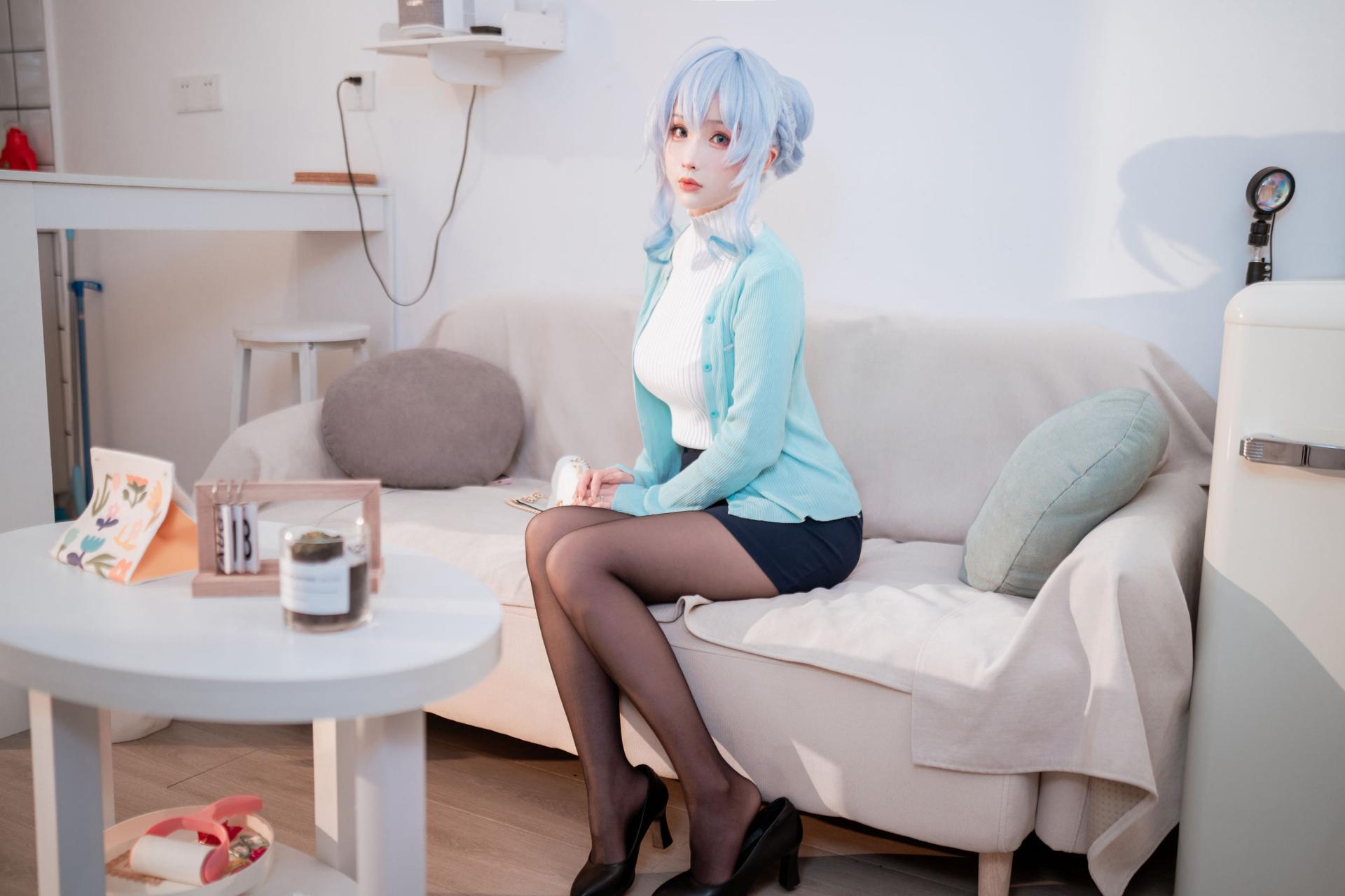 rioko凉凉子 雪女cosplay 冰雪女王 绝美雪女cos 雪女cos摄影 雪女cos正片插图 rioko凉凉子 雪女cosplay 冰雪女王 绝美雪女cos 雪女cos摄影 雪女cos正片插图
