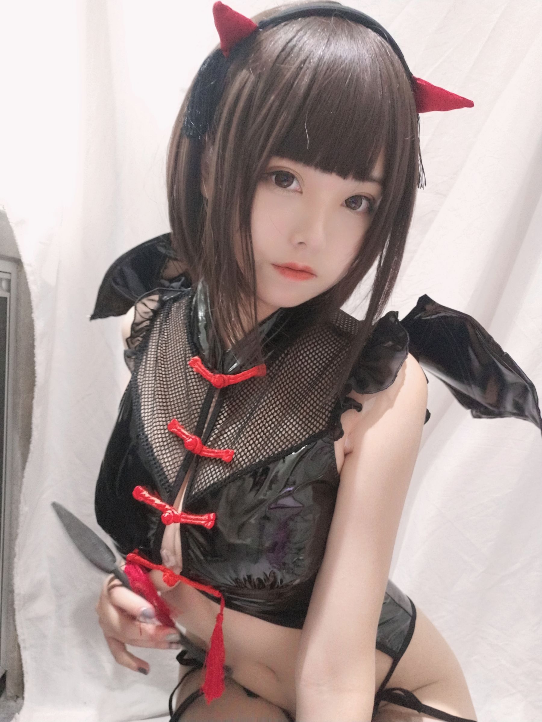 蜜汁猫裘 小恶魔自拍 魅惑写真集 高清Cosplay图集插图