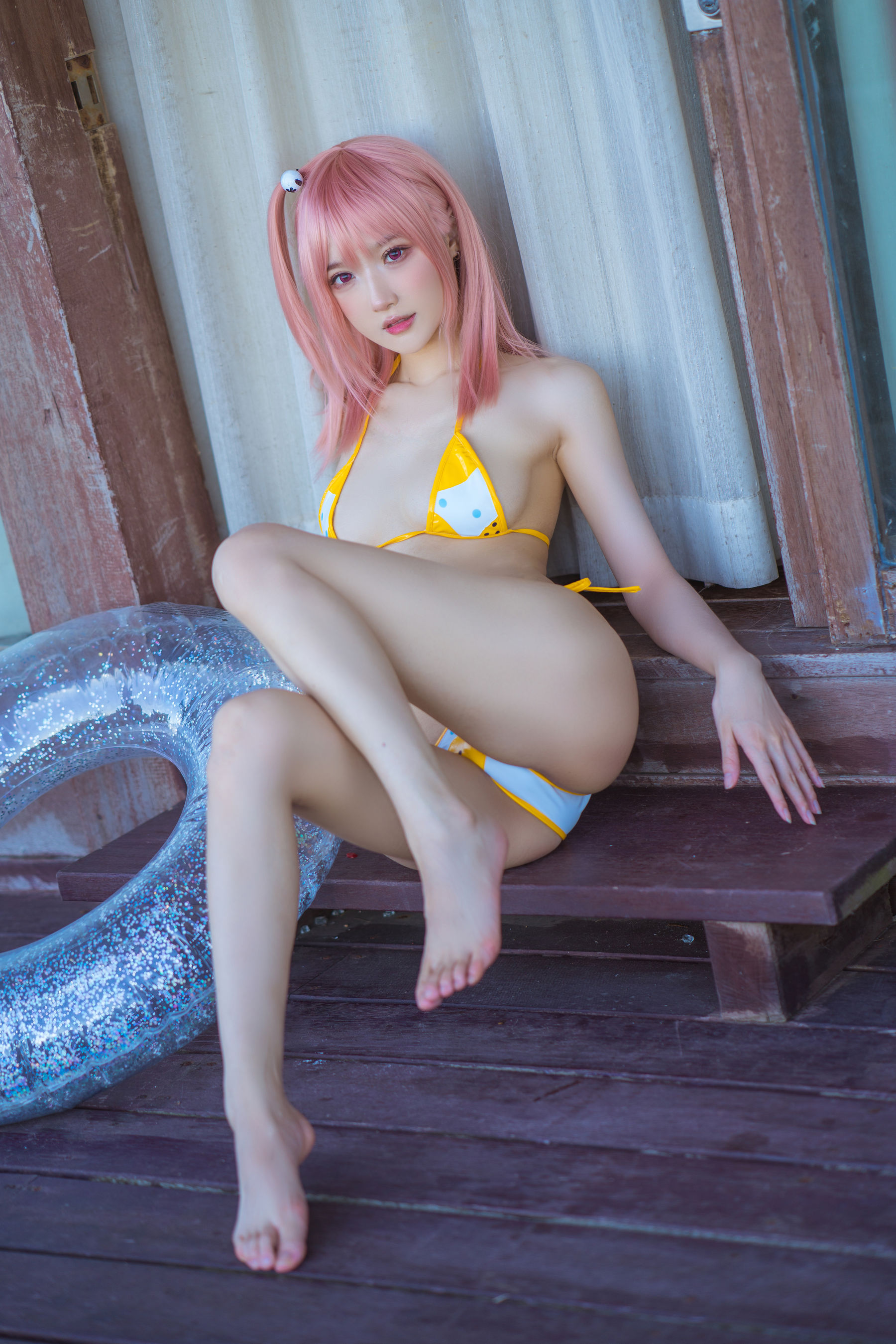 阿包也是兔娘 生或死碧蓝航线穗香泳装写真插图