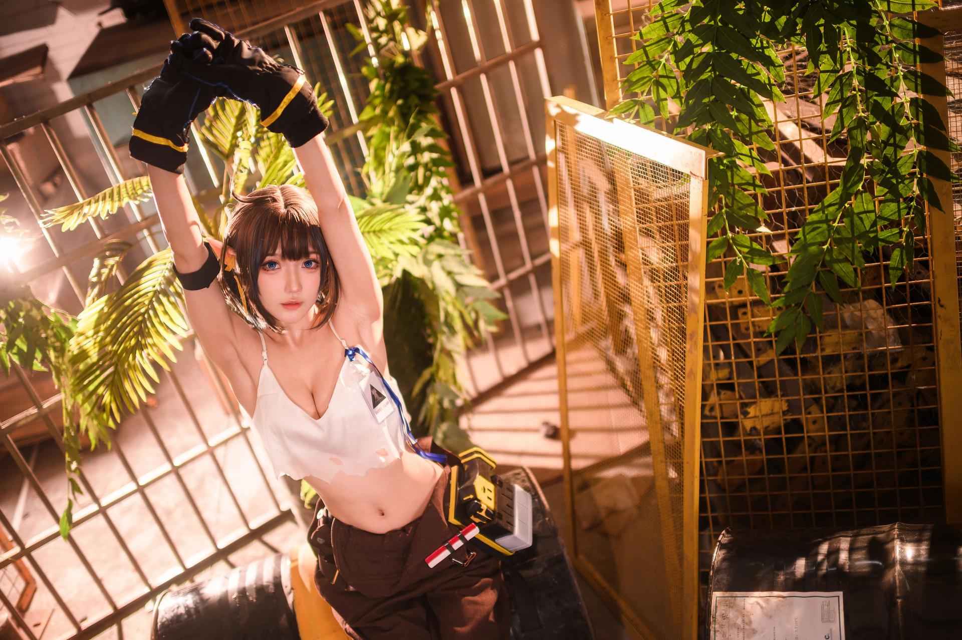 阿包也是兔娘 – 明日方舟 森蚺 cosplay 性感 美图插图