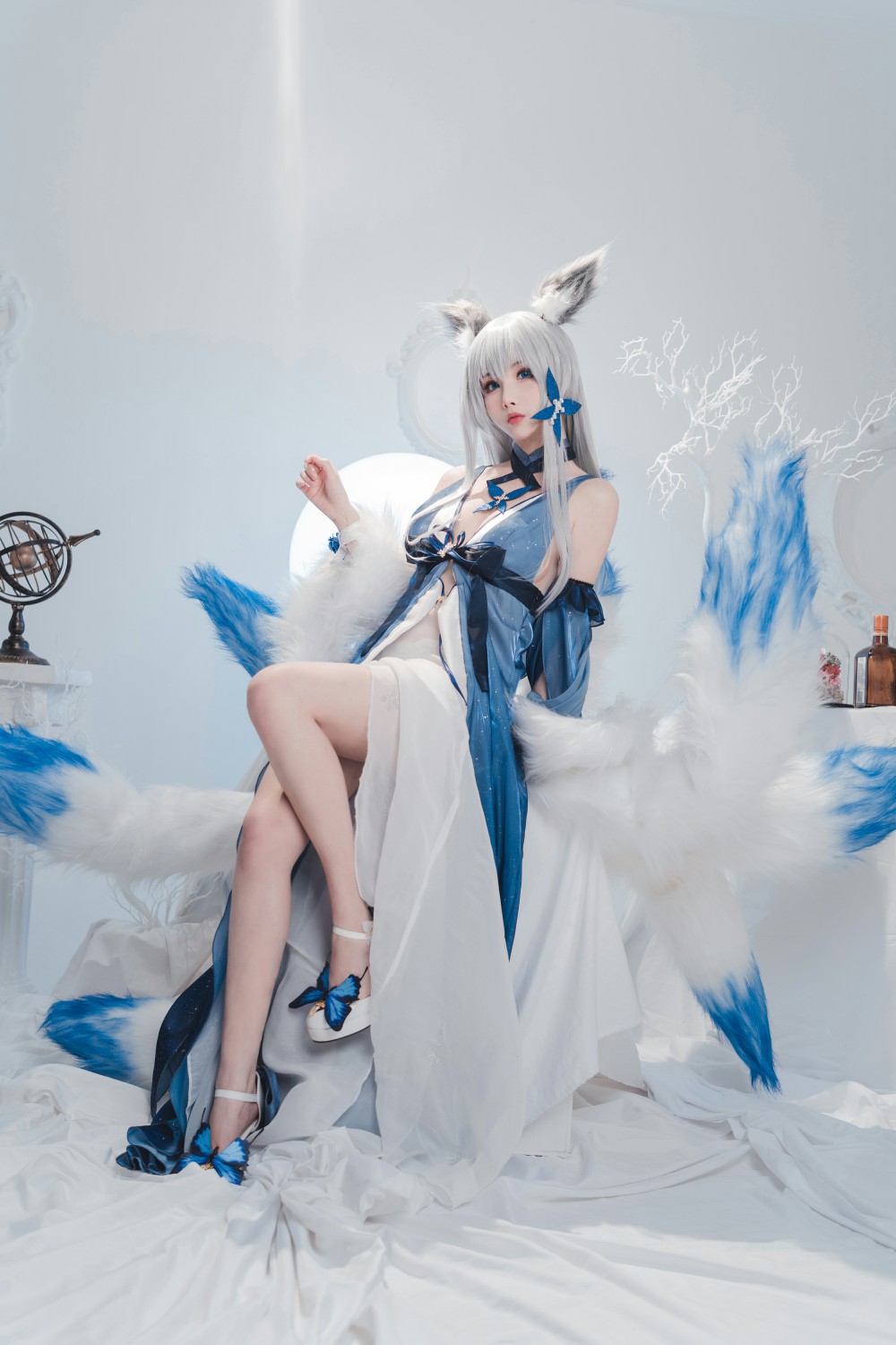 rioko凉凉子 信浓礼服cosplay写真 和风礼服优雅造型插图