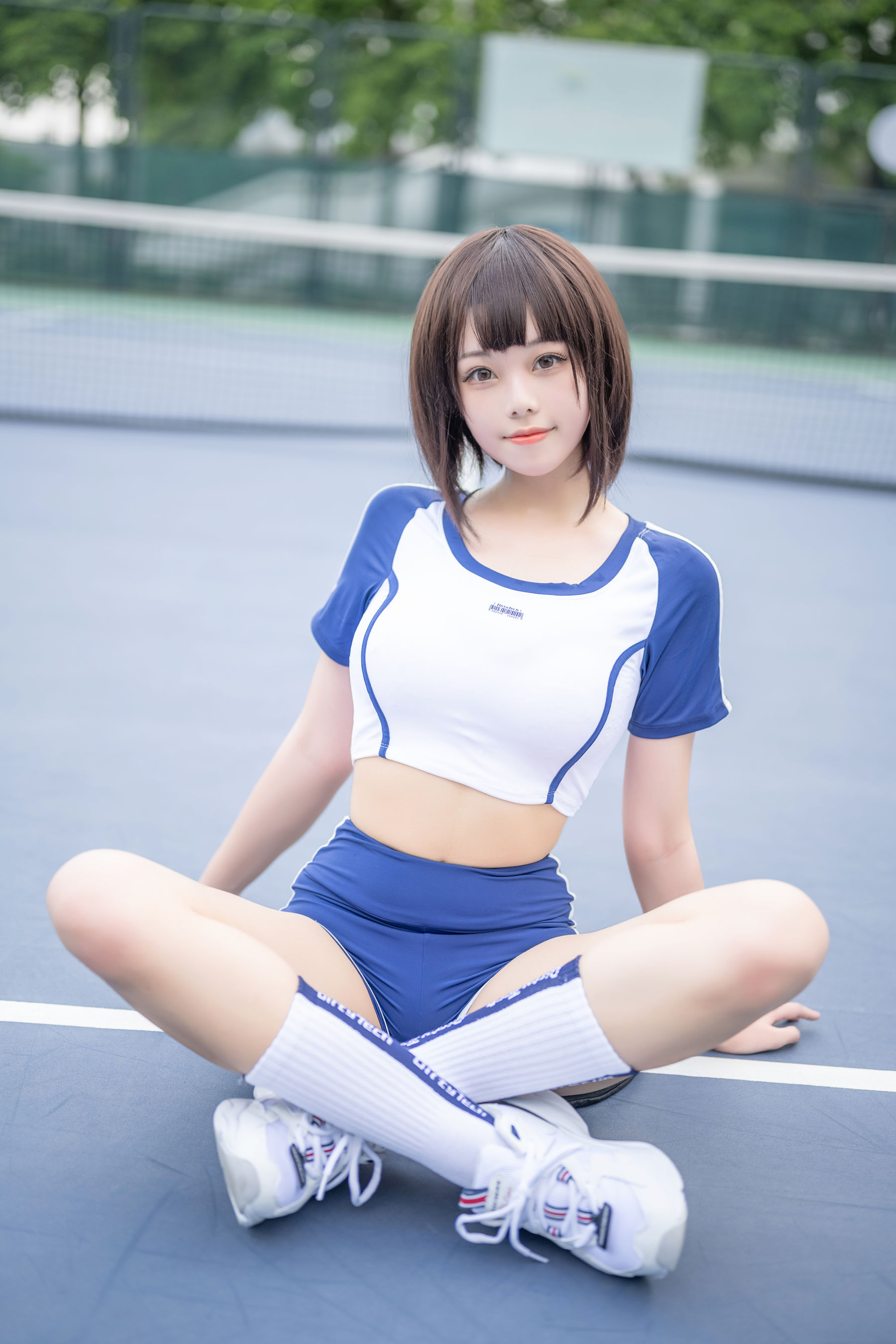 蜜汁猫裘 – 体操服Cosplay写真 性感运动风角色扮演图片集插图 蜜汁猫裘 – 体操服Cosplay写真 性感运动风角色扮演图片集插图