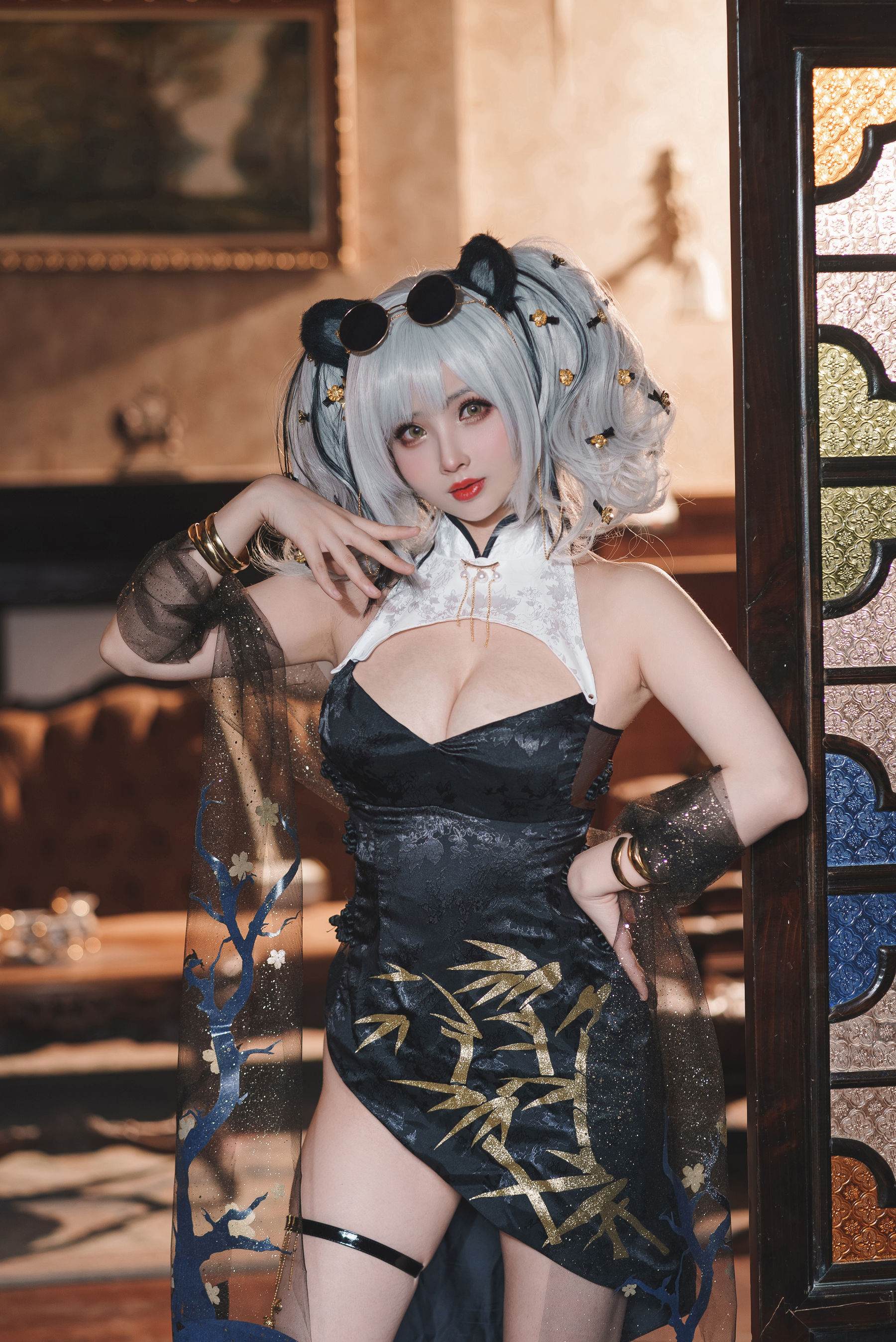 rioko凉凉子 食铁兽音乐会cosplay 明日方舟阿米娅音乐节摄影集