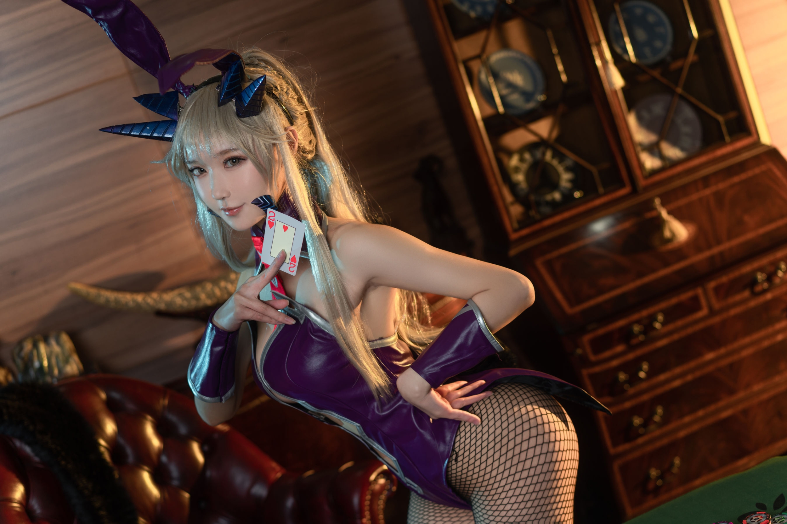 阿包也是兔娘 – 黑枪呆兔女郎 Cosplay 性感写真 黑丝兔耳插图 阿包也是兔娘 – 黑枪呆兔女郎 Cosplay 性感写真 黑丝兔耳插图