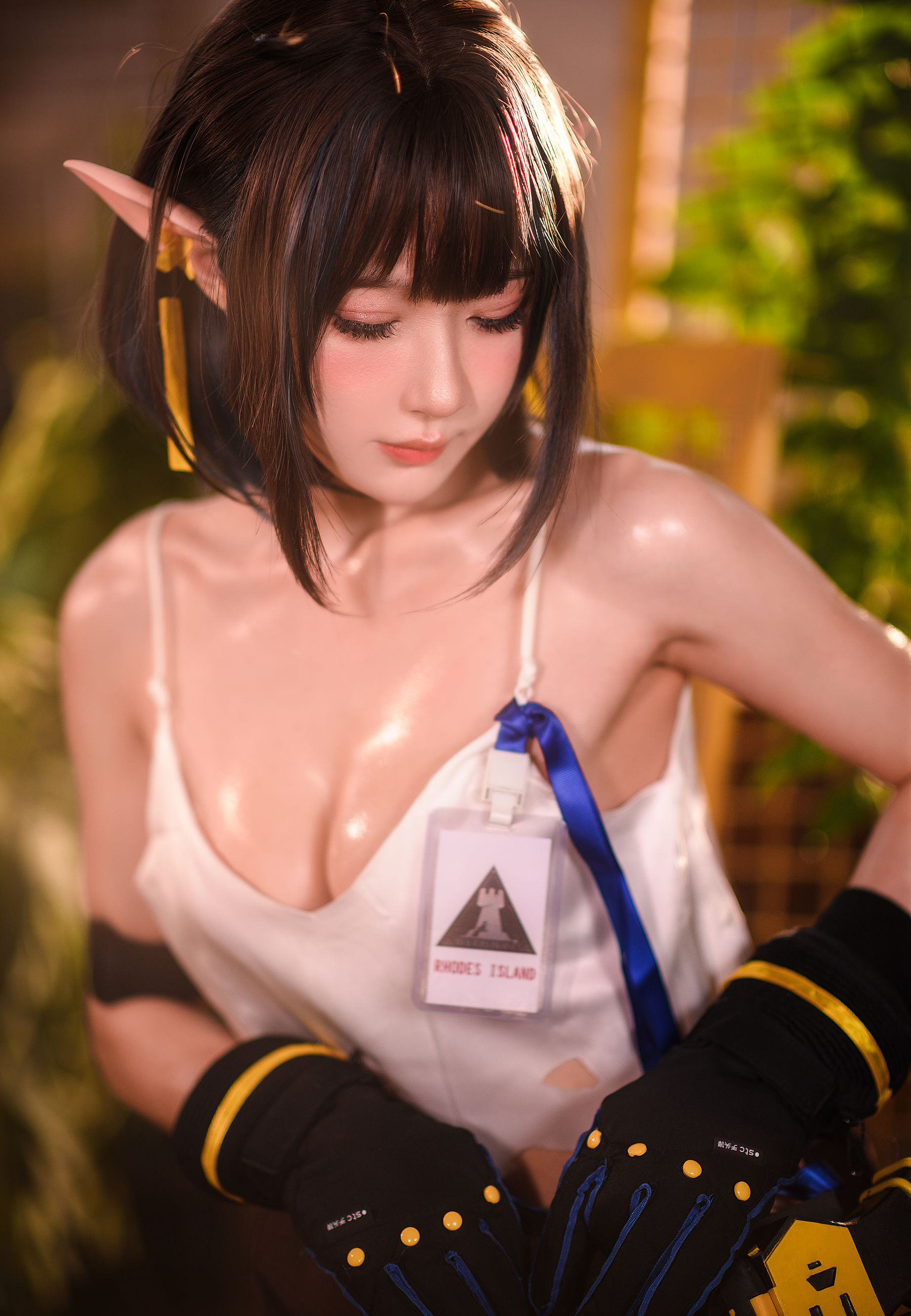 阿包也是兔娘 – 明日方舟 森蚺 cosplay 性感 美图插图