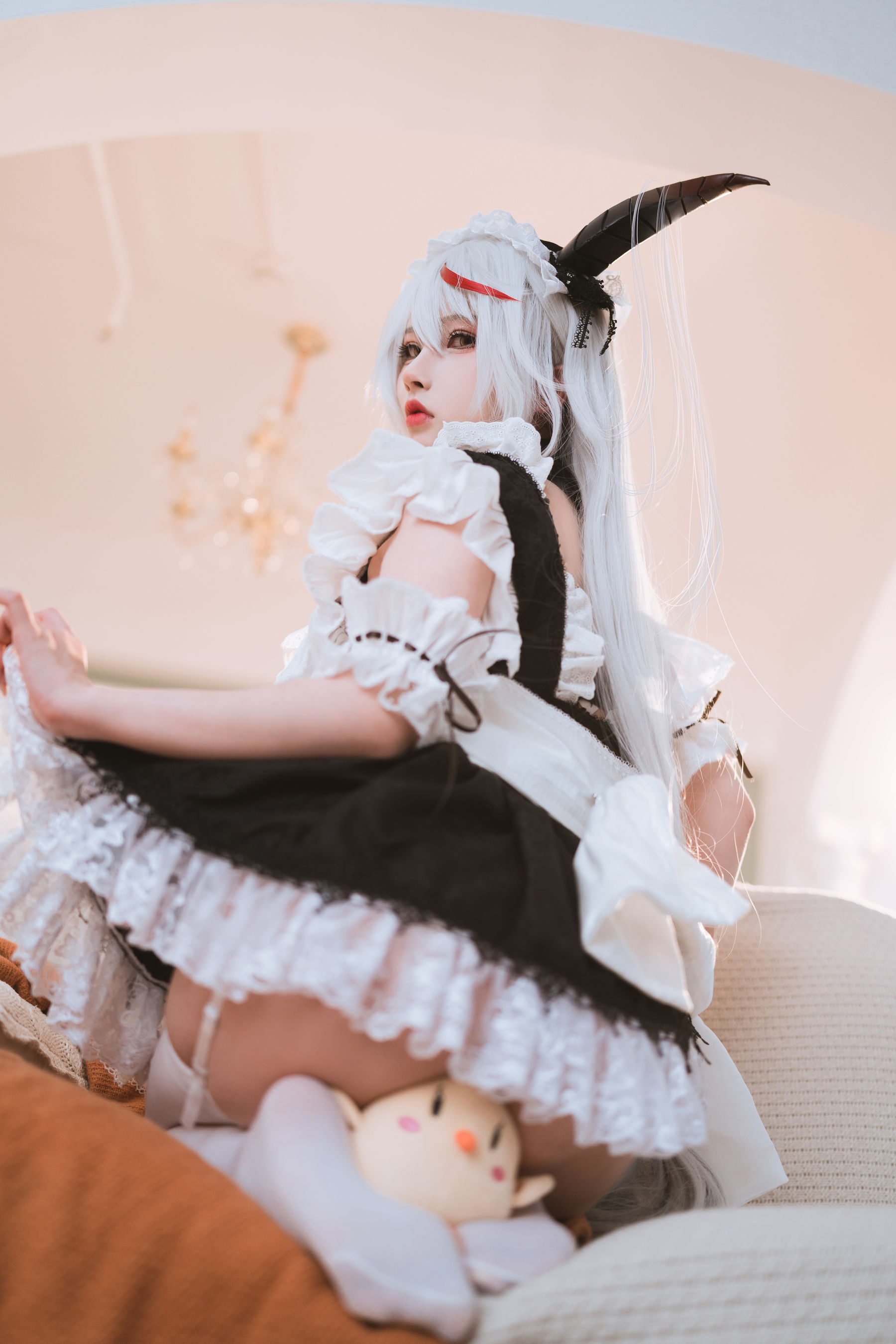 rioko凉凉子 妄想航线 港区的龙女仆 Cosplay 高清写真插图 rioko凉凉子 妄想航线 港区的龙女仆 Cosplay 高清写真插图