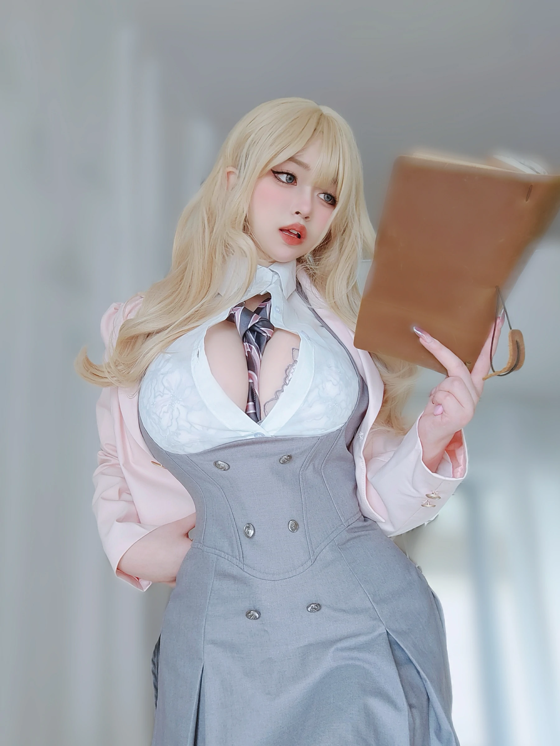 女主K – 催眠傲娇前辈 Cosplay 角色扮演 二次元美少女插图