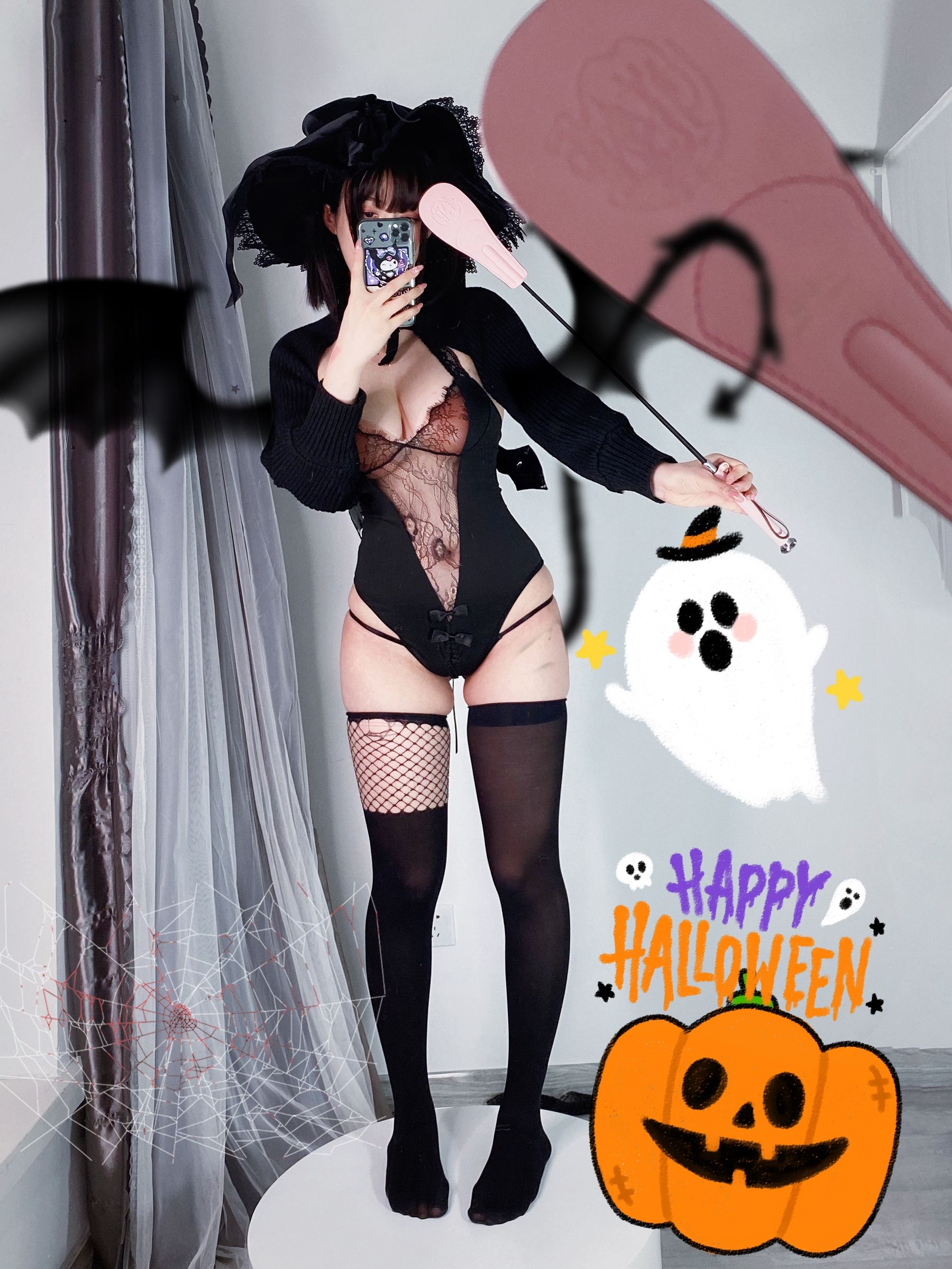 Coser白银 – 柴郡魔女cosplay写真 猫耳女巫魅惑造型插图