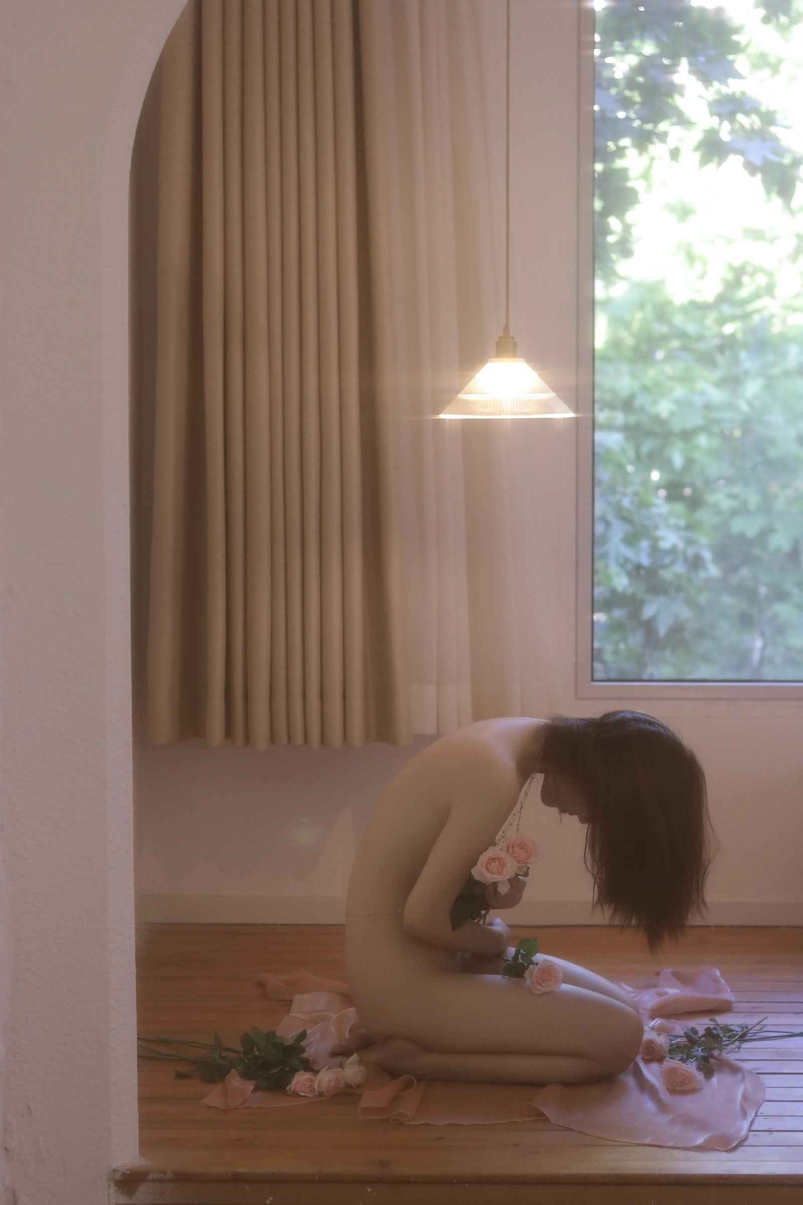 桃良阿宅 – 桃屿 cosplay写真 二次元美少女 甜美和风插图