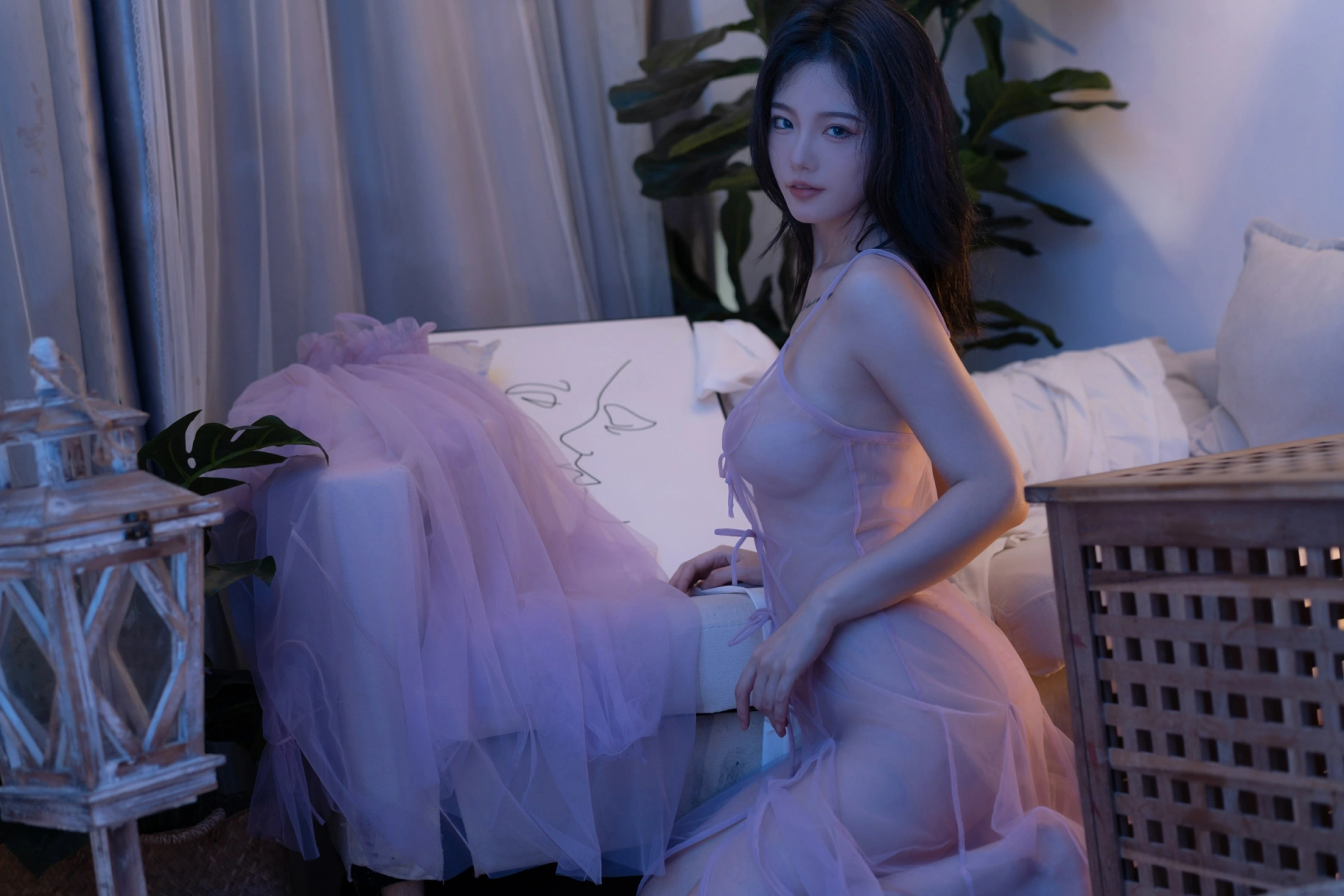 桃良阿宅 – 紫纱裙Cosplay写真 梦幻紫色系动漫角色扮演摄影作品集插图 桃良阿宅 – 紫纱裙Cosplay写真 梦幻紫色系动漫角色扮演摄影作品集插图