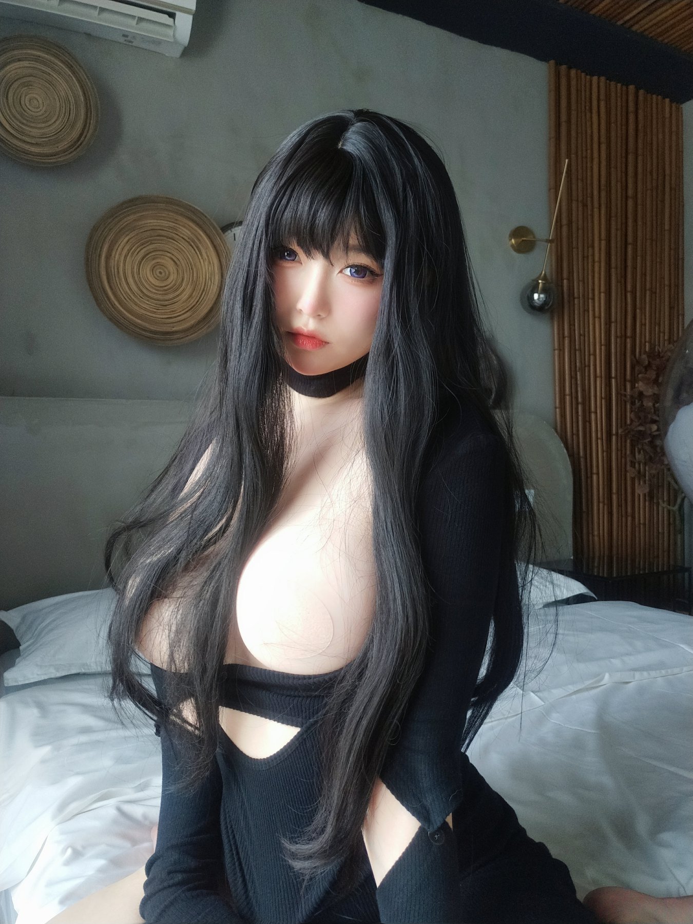 女主K – 害羞妹妹 Cosplay 写真集 清纯可爱角色扮演插图