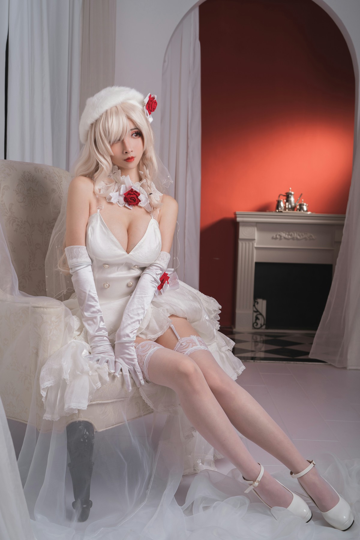 rioko凉凉子 G6C花嫁 Cosplay 婚纱写真 高清图集
