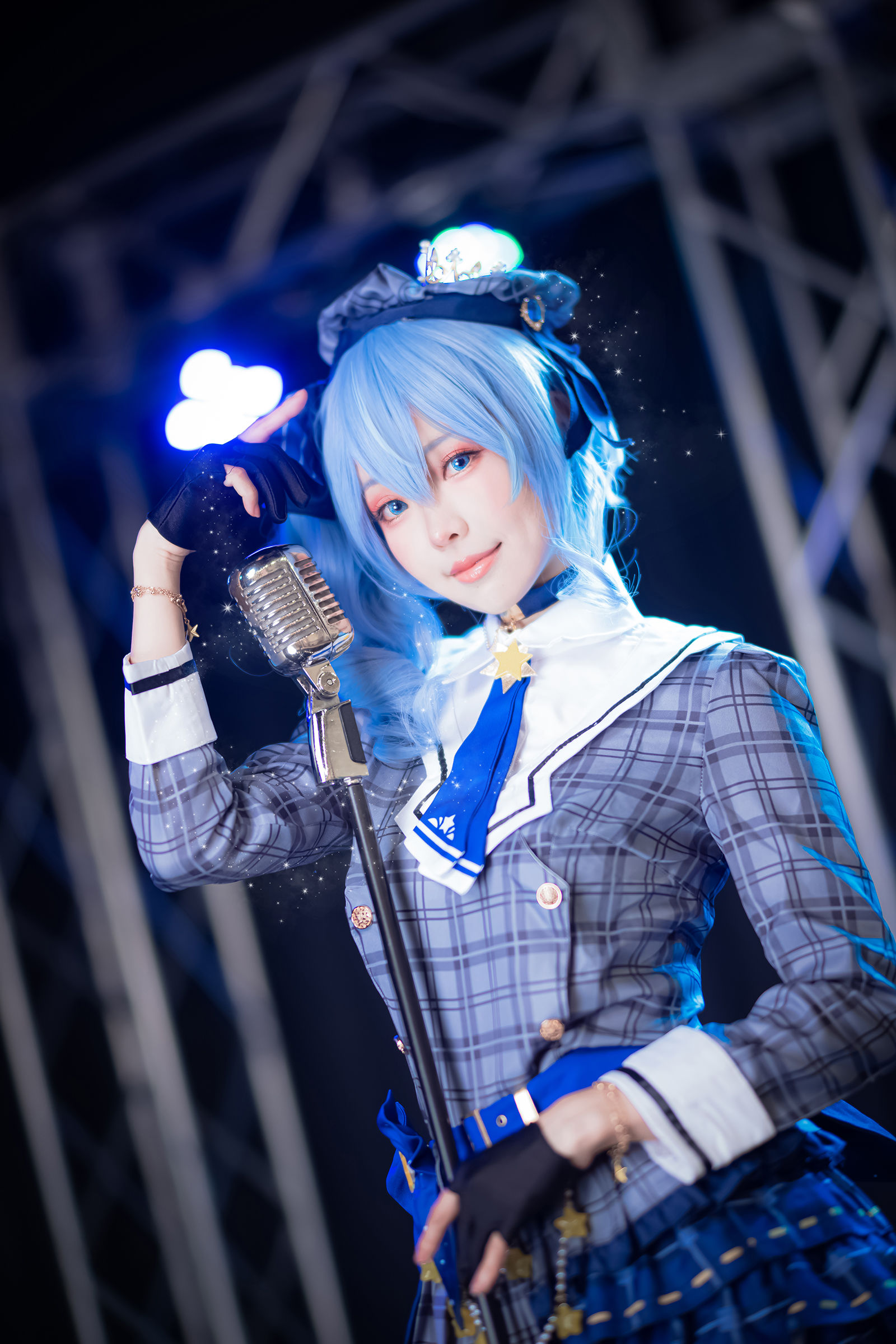 Ely_eee(ElyEE子) Hoshimachi Suisei Cosplay 星街彗星 虚拟偶像 高清写真插图