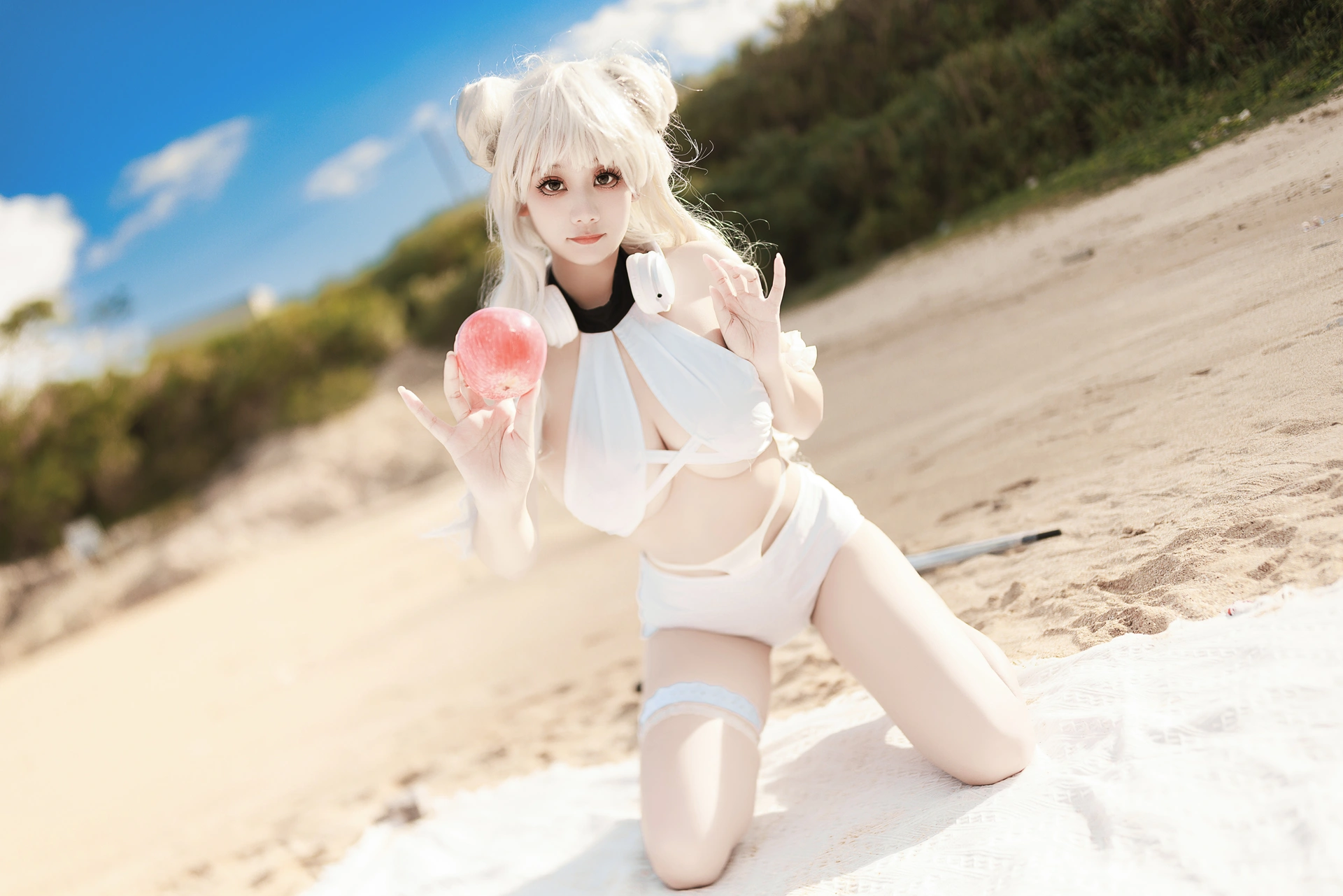 阿雪雪 – 恶毒泳装 Cosplay 性感写真 二次元角色扮演插图