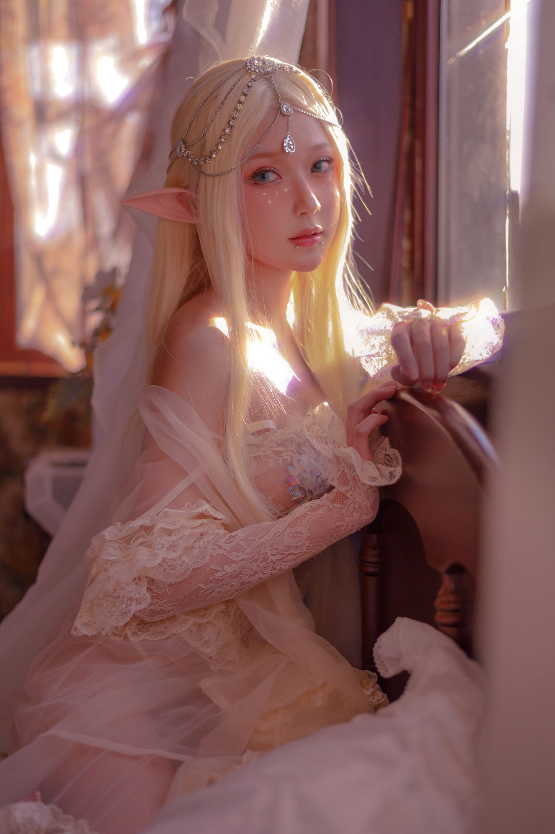 阿包也是兔娘 精灵cosplay写真 森林精灵主题摄影集插图 阿包也是兔娘 精灵cosplay写真 森林精灵主题摄影集插图