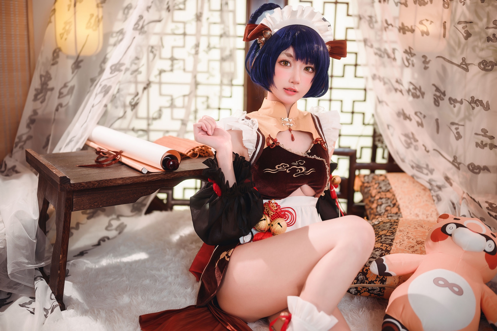 阿包也是兔娘 – 原神 香菱 cosplay 精美摄影 高清图集插图 阿包也是兔娘 – 原神 香菱 cosplay 精美摄影 高清图集插图