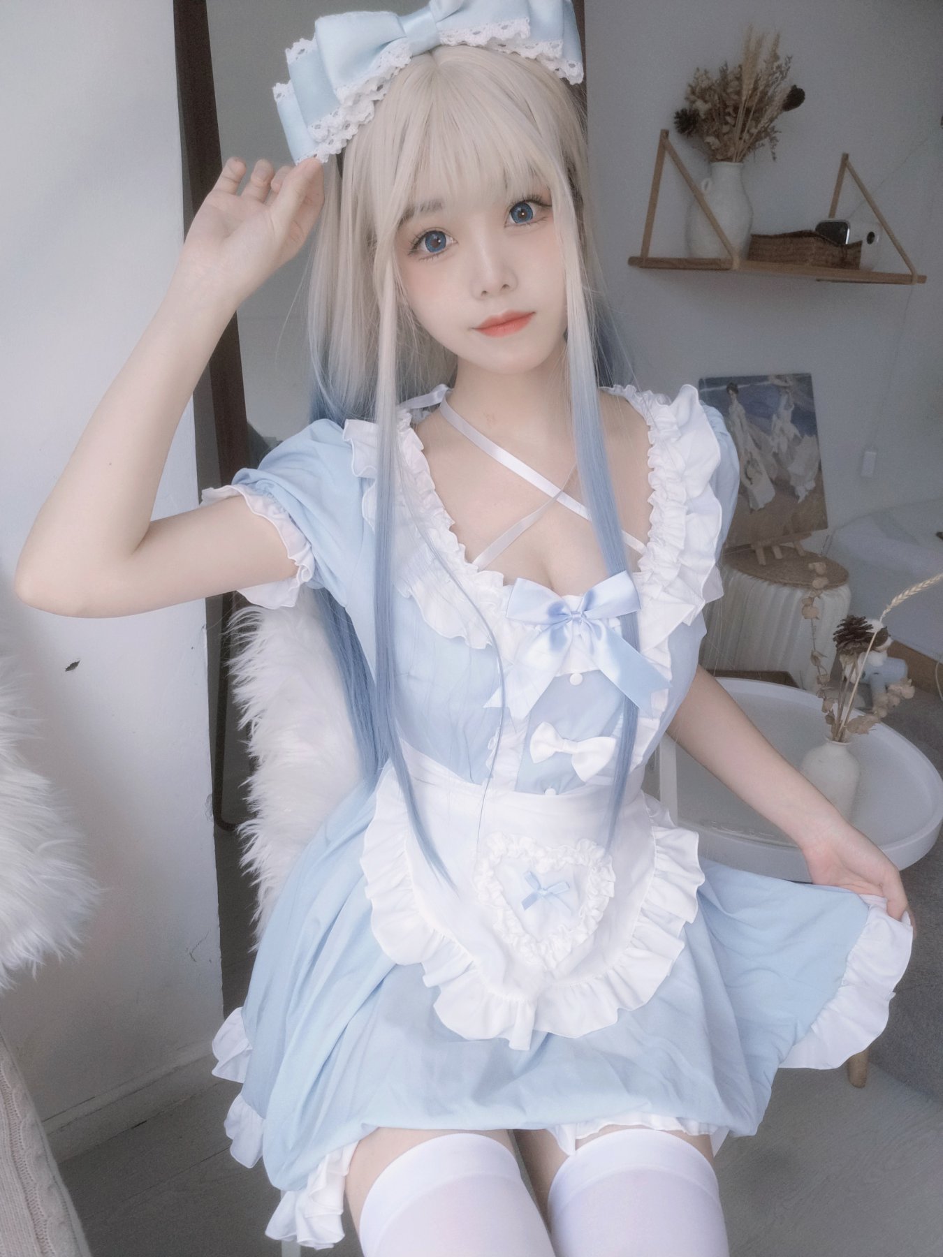 蜜汁猫裘 – 蓝Baby Cosplay写真 二次元少女甜美造型插图 蜜汁猫裘 – 蓝Baby Cosplay写真 二次元少女甜美造型插图