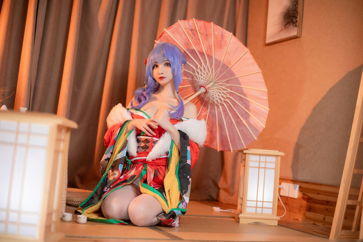 rioko凉凉子 圣路易斯雪下之饮 cosplay 绝美摄影 碧蓝航线角色扮演插图