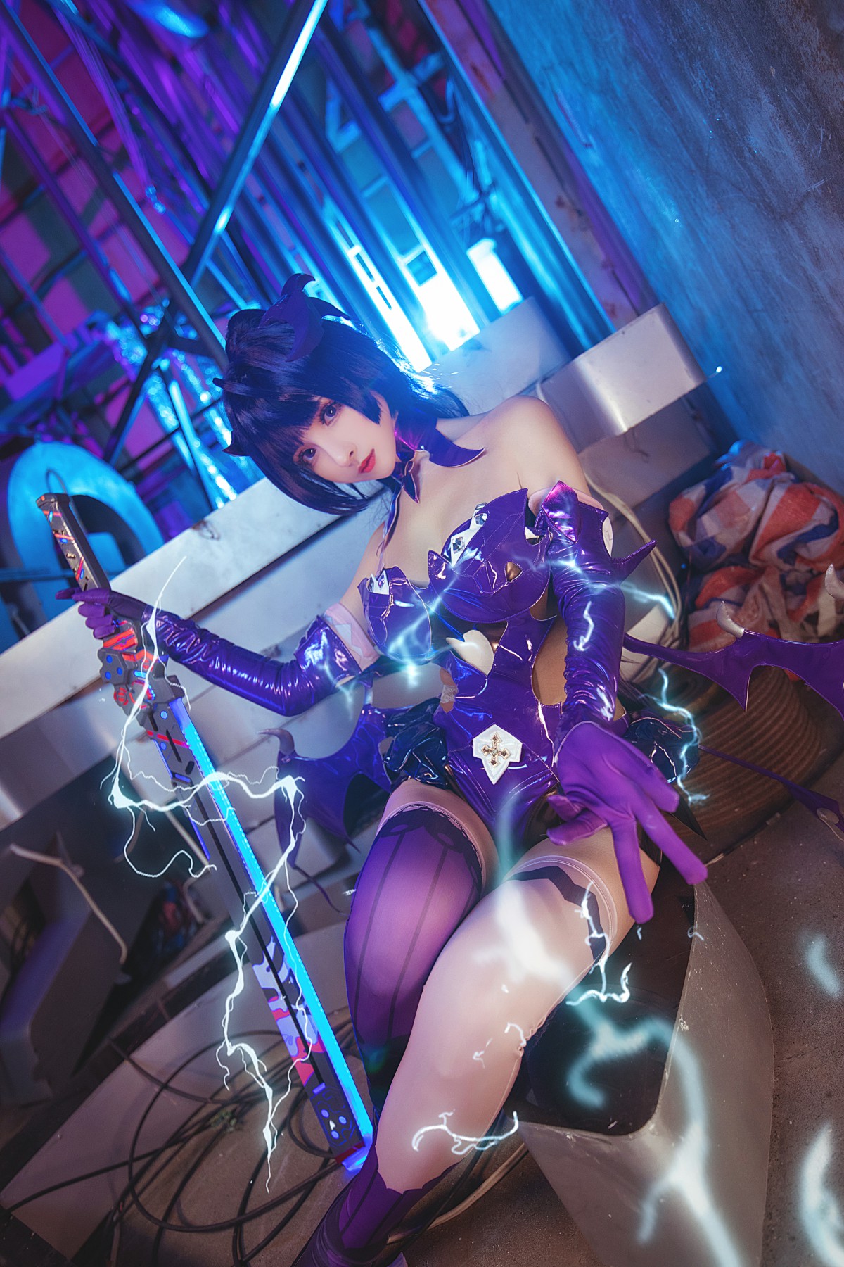 rioko凉凉子 魅魔芽衣 cosplay 魅惑写真 恶魔契约 暗黑系插图 rioko凉凉子 魅魔芽衣 cosplay 魅惑写真 恶魔契约 暗黑系插图