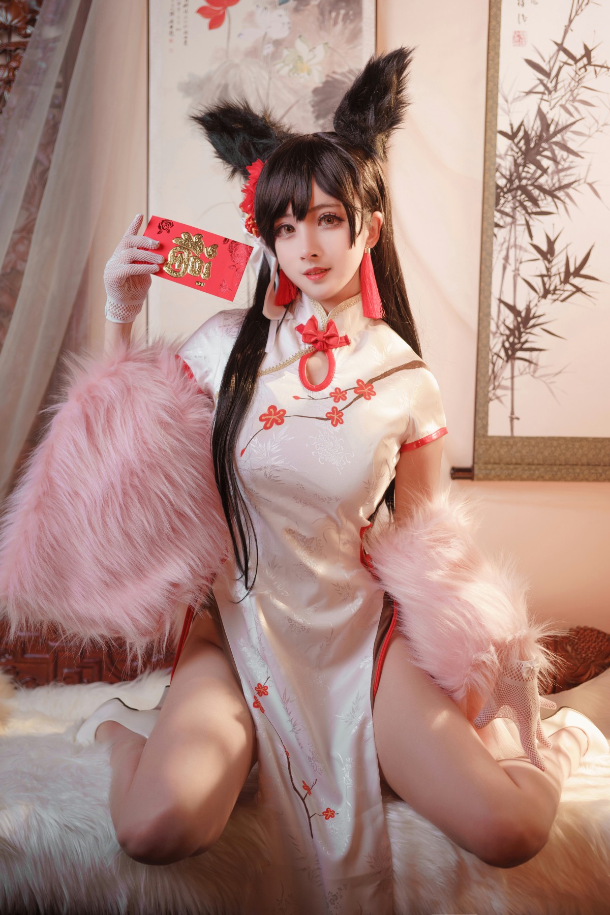 rioko凉凉子 爱宕旗袍性感写真 黑丝美腿cosplay作品集插图 rioko凉凉子 爱宕旗袍性感写真 黑丝美腿cosplay作品集插图