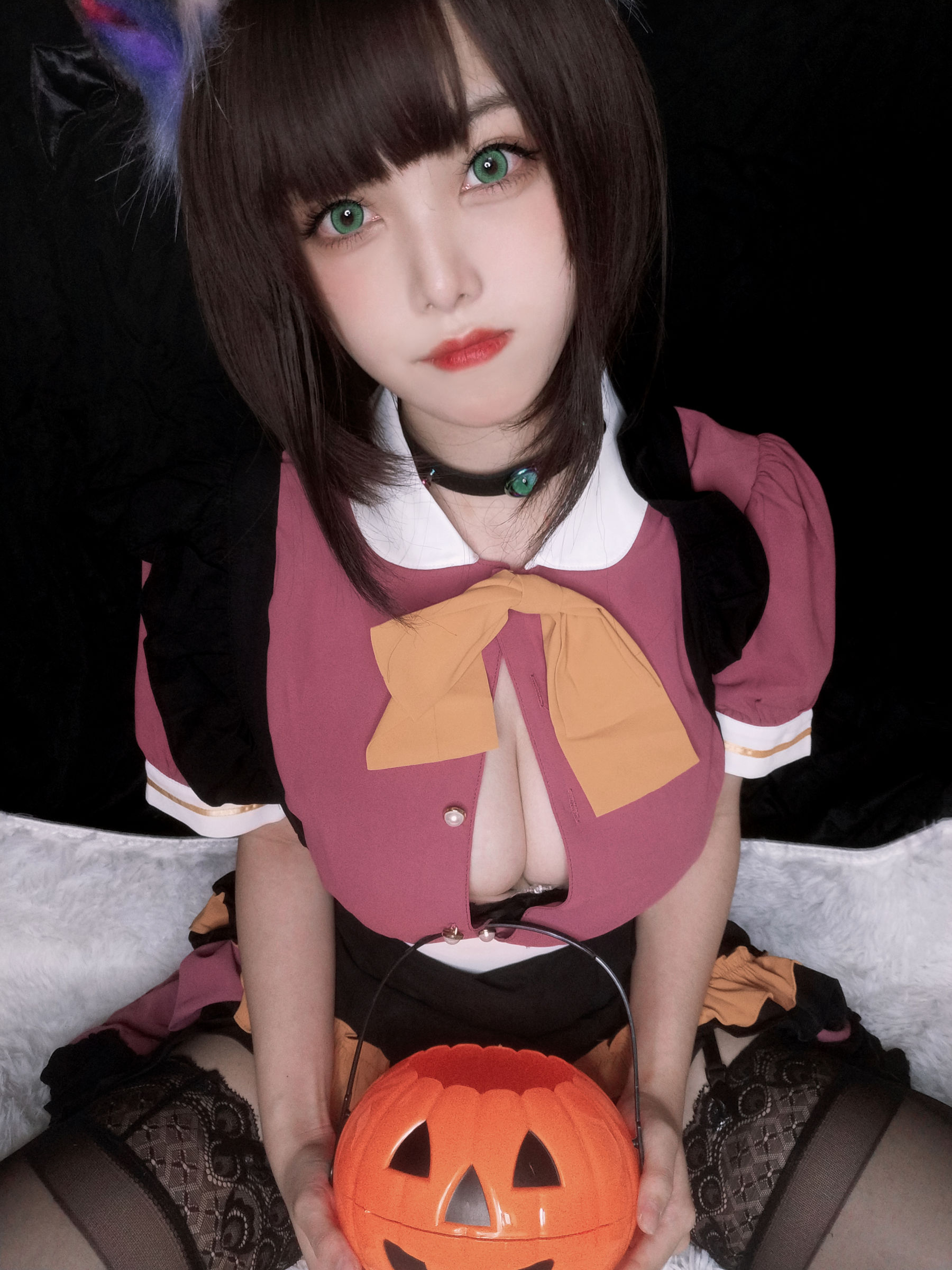 蜜汁猫裘 万圣节魅魔cosplay 暗黑哥特风写真集插图 蜜汁猫裘 万圣节魅魔cosplay 暗黑哥特风写真集插图