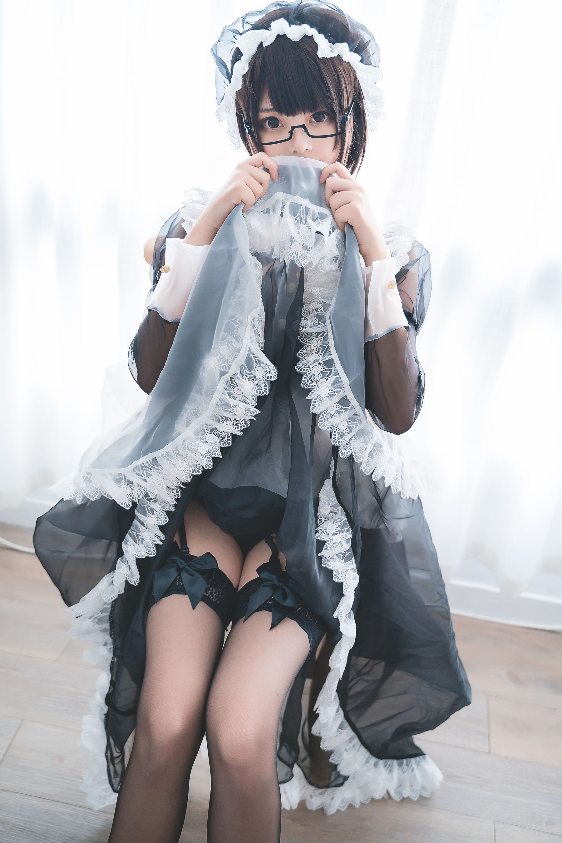 蜜汁猫裘 透明女仆 cosplay 高清写真图集插图 蜜汁猫裘 透明女仆 cosplay 高清写真图集插图