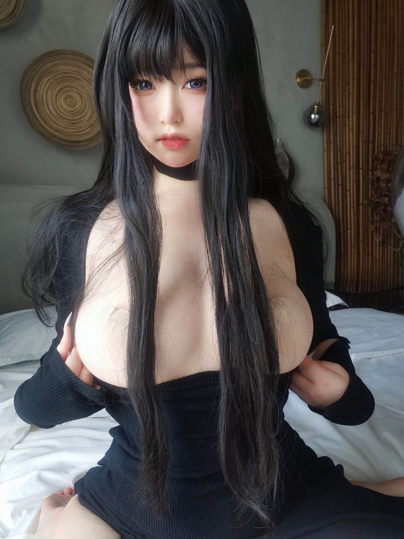 女主K – 害羞妹妹 Cosplay 写真集 清纯可爱角色扮演插图