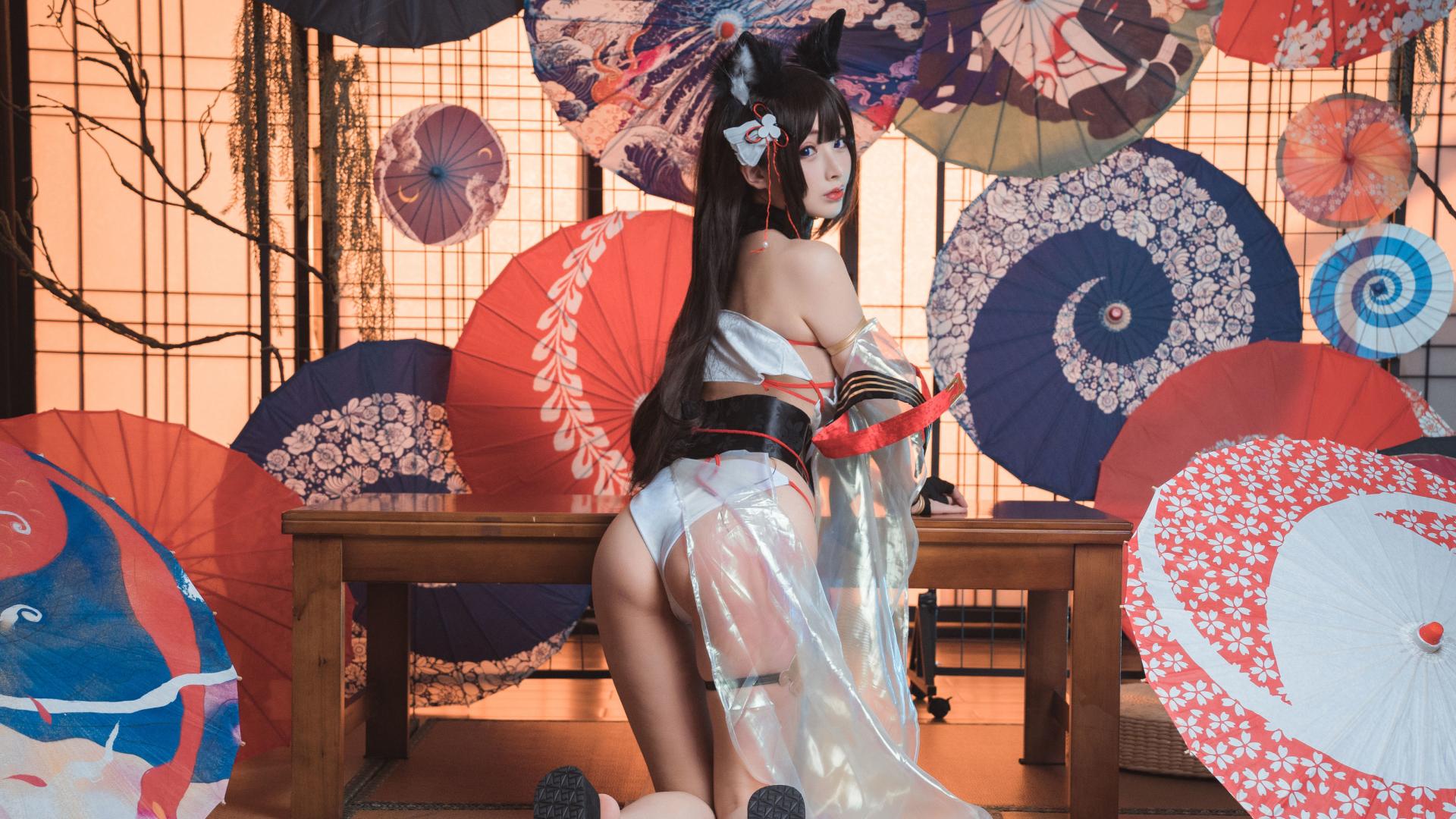 rioko凉凉子 天城泳装cosplay 高清写真图集插图 rioko凉凉子 天城泳装cosplay 高清写真图集插图