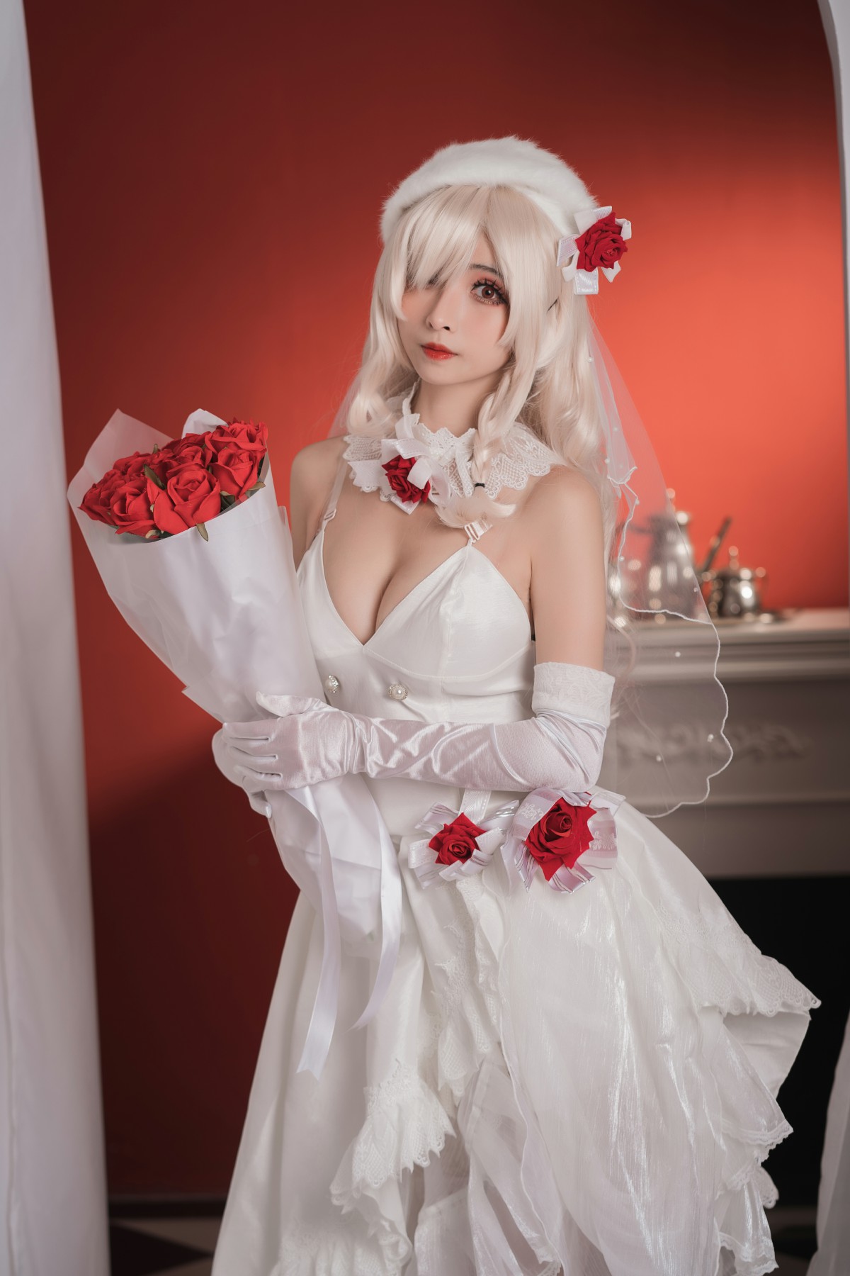rioko凉凉子 G6C花嫁 Cosplay 婚纱写真 高清图集插图