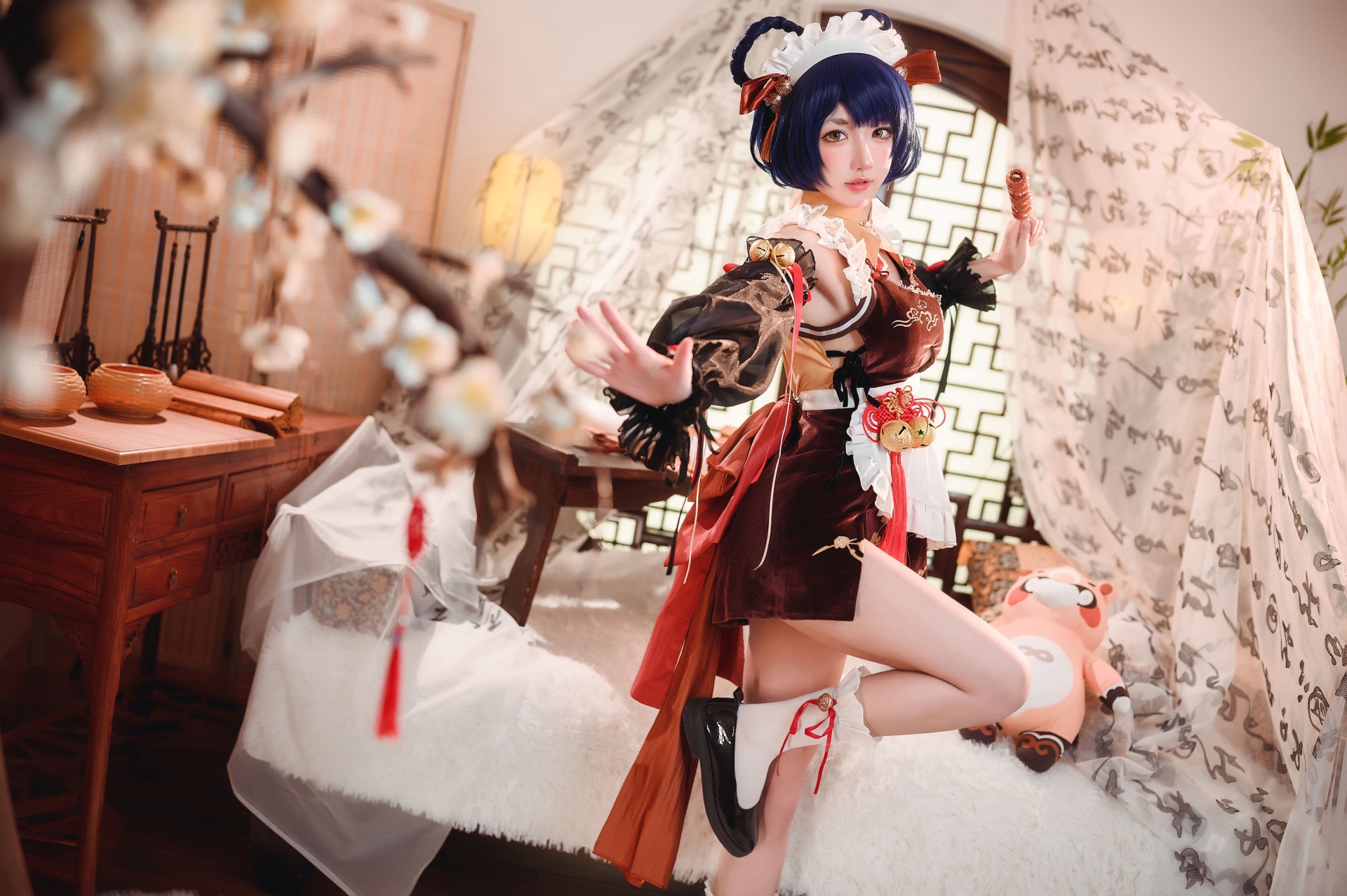 阿包也是兔娘 – 原神 香菱 cosplay 精美摄影 高清图集插图 阿包也是兔娘 – 原神 香菱 cosplay 精美摄影 高清图集插图