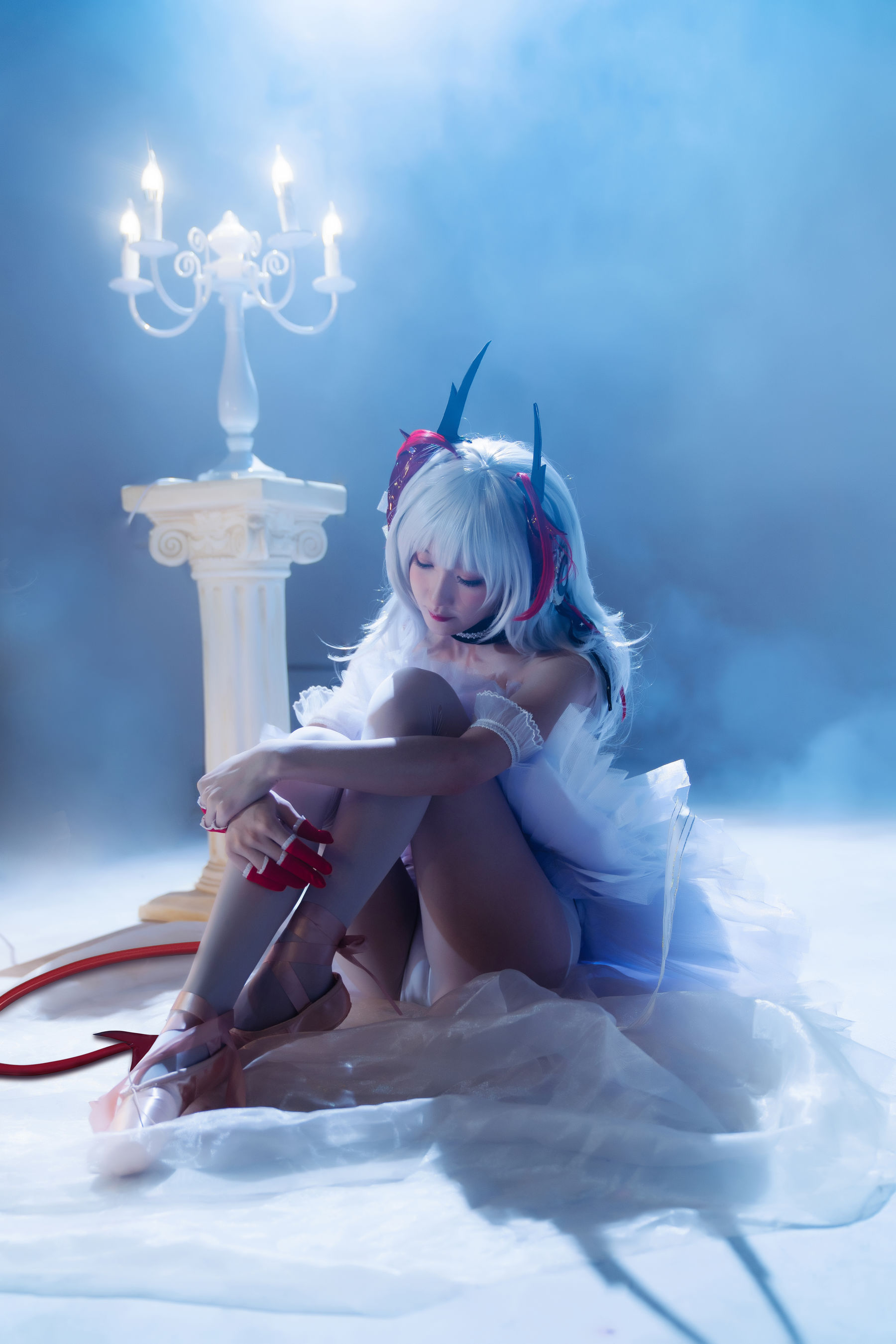 阿包也是兔娘 – 明日方舟 芭蕾 Cosplay 高清写真 角色扮演插图