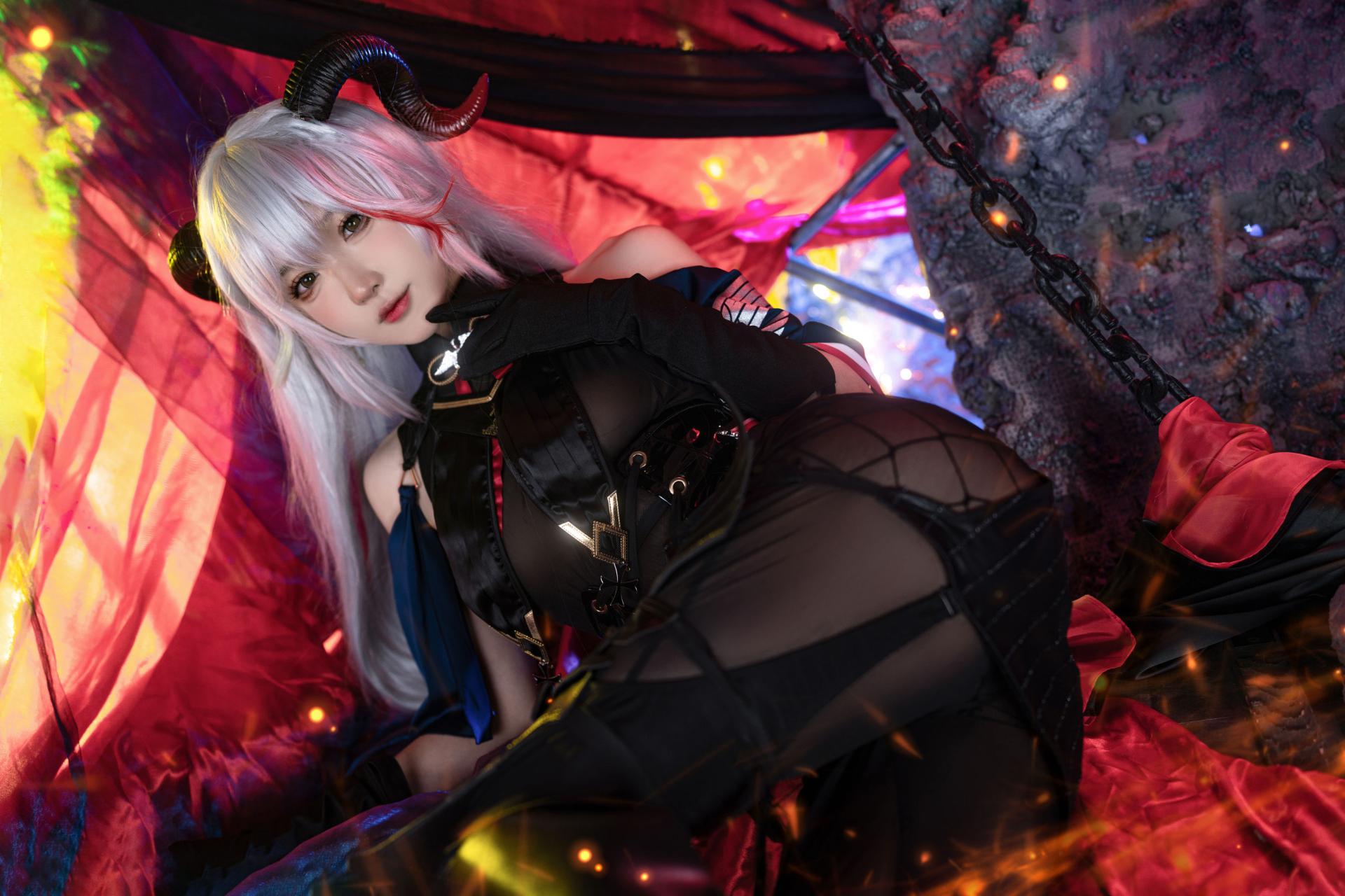 阿包也是兔娘 埃吉尔 碧蓝航线 cosplay 高清写真插图