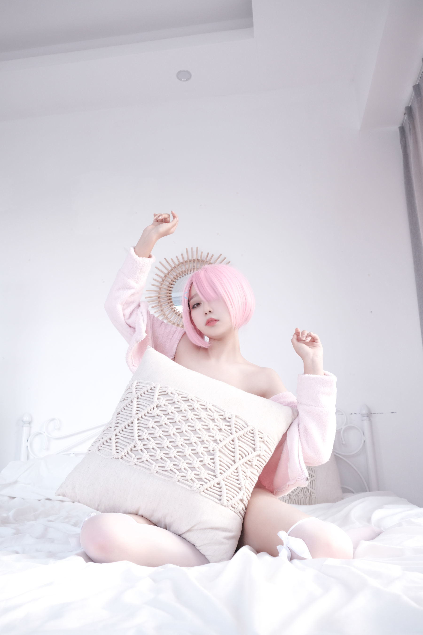 eloise软软 纯欲拉姆 cosplay 蕾姆cos 二次元女仆