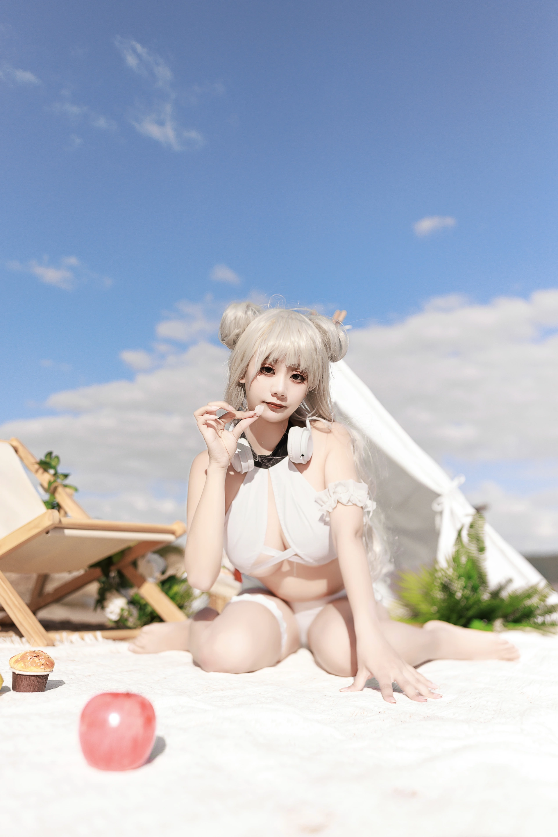 阿雪雪 – 恶毒泳装 Cosplay 性感写真 二次元角色扮演插图