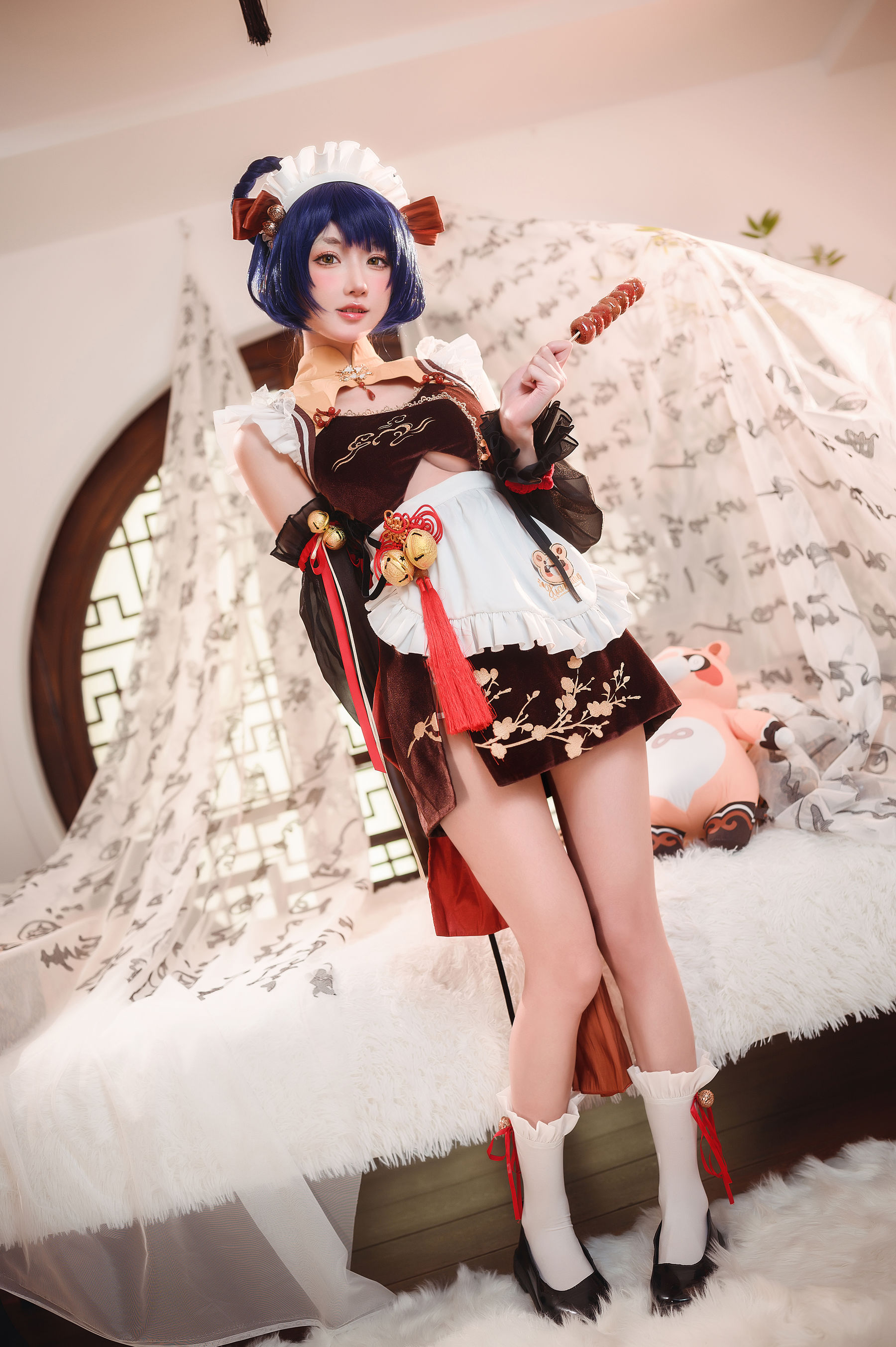阿包也是兔娘 – 原神 香菱 cosplay 精美摄影 高清图集