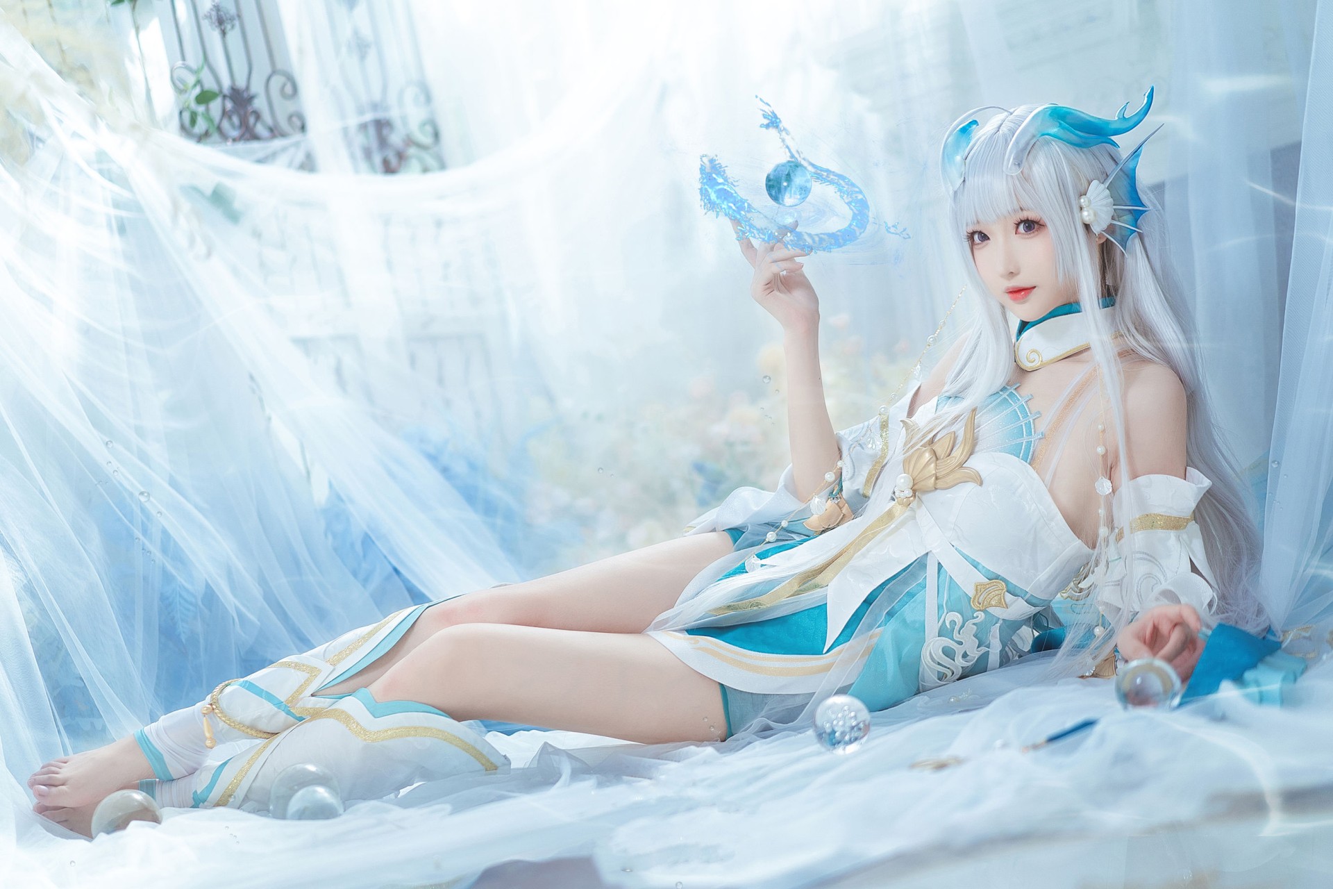 南宫西施古风Cosplay 绝美汉服写真 高清图片下载插图
