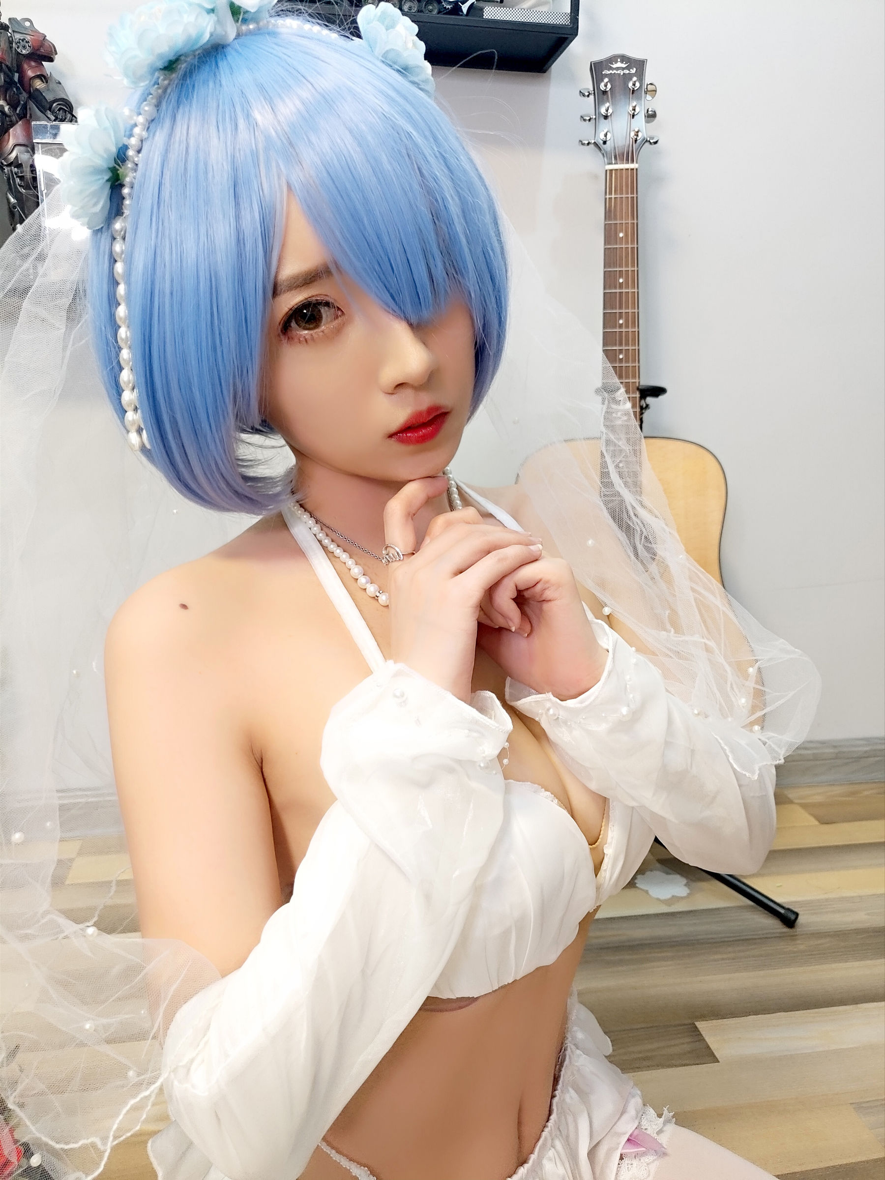 小女巫露娜 – 雷姆婚纱Cosplay 蕾姆婚纱摄影 女巫露娜Cos作品插图 小女巫露娜 – 雷姆婚纱Cosplay 蕾姆婚纱摄影 女巫露娜Cos作品插图