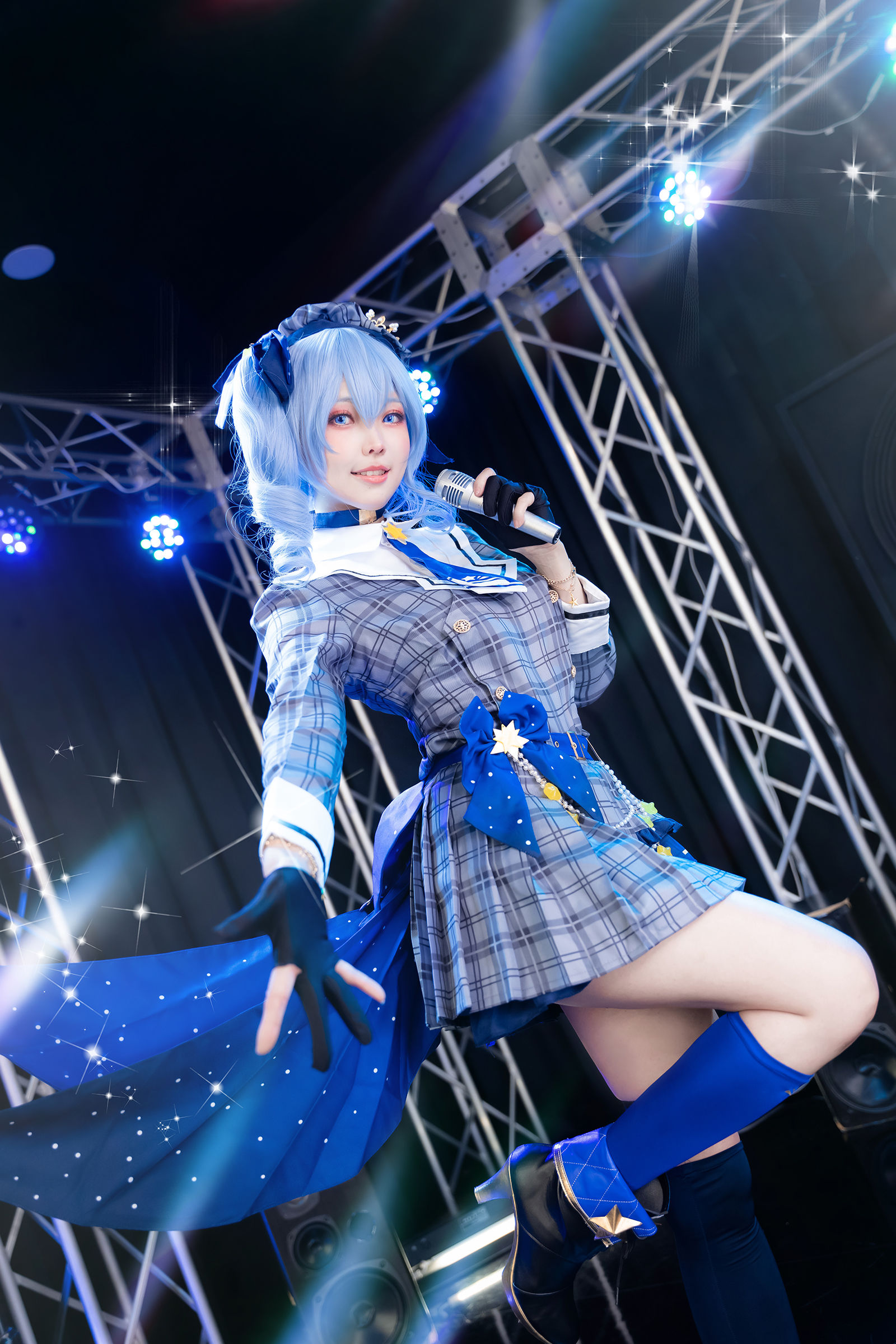 Ely_eee(ElyEE子) Hoshimachi Suisei Cosplay 星街彗星 虚拟偶像 高清写真
