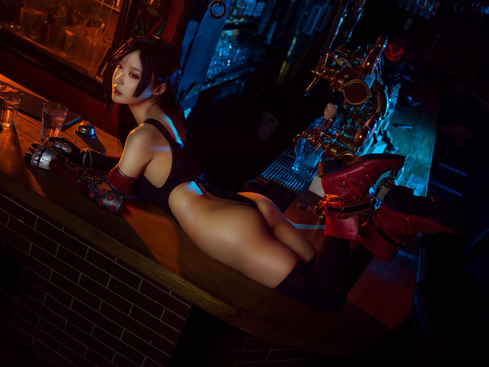 阿包也是兔娘 – 蒂法 cosplay 性感女神 最终幻想7 高清写真插图 阿包也是兔娘 – 蒂法 cosplay 性感女神 最终幻想7 高清写真插图