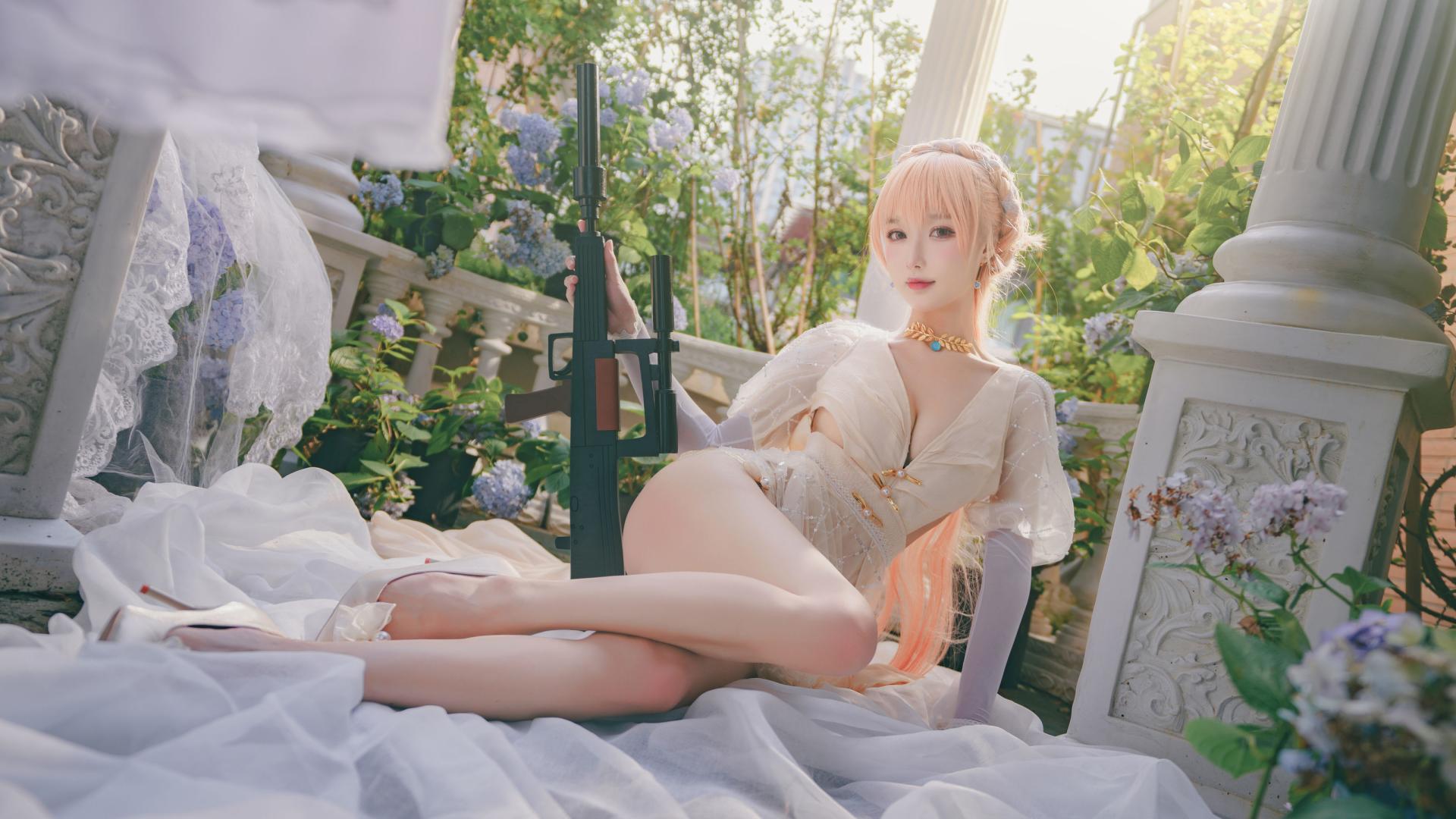 阿包也是兔娘 舰长图 OTS4 高清Cosplay写真 碧蓝航线指挥官制服插图