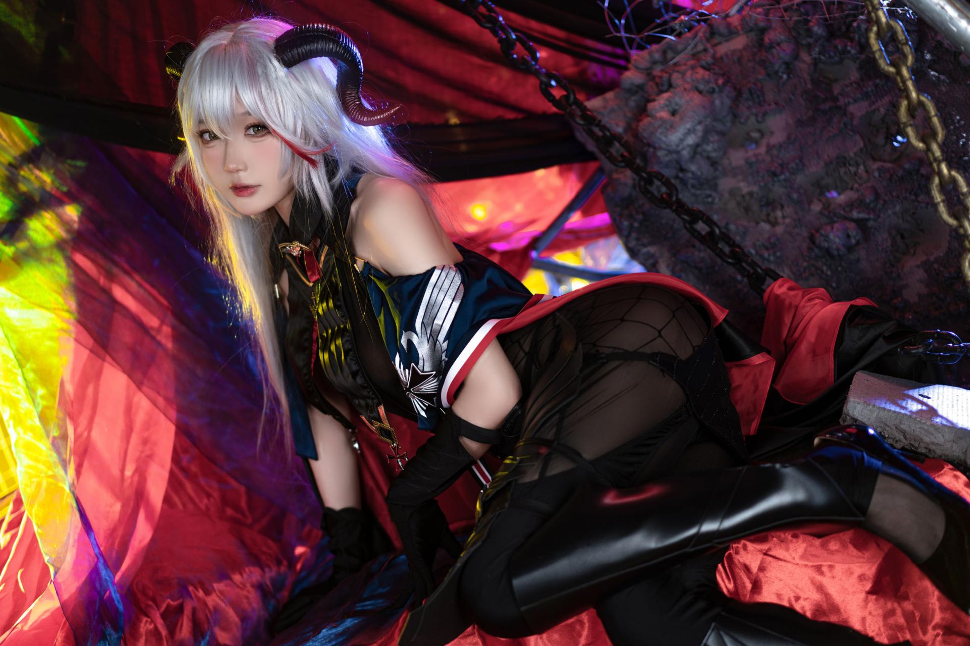 阿包也是兔娘 埃吉尔 碧蓝航线 cosplay 高清写真插图