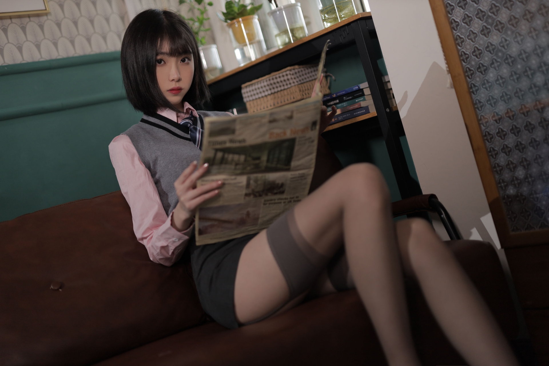 许岚 – 韩系制服Cosplay写真 校园风制服少女摄影插图 许岚 – 韩系制服Cosplay写真 校园风制服少女摄影插图