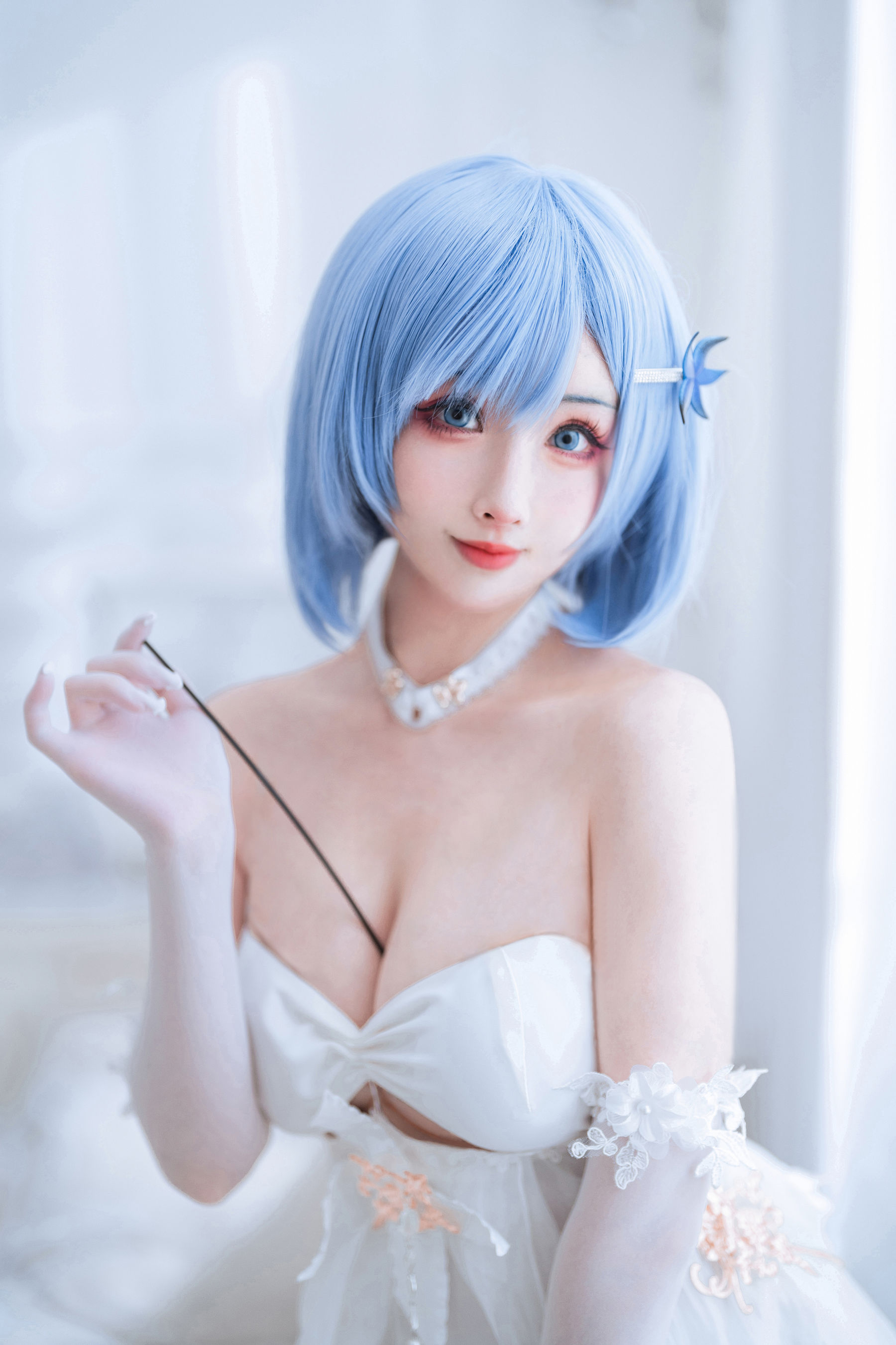 rioko凉凉子 恰巴耶夫白骑兵旋律礼服cosplay插图 rioko凉凉子 恰巴耶夫白骑兵旋律礼服cosplay插图