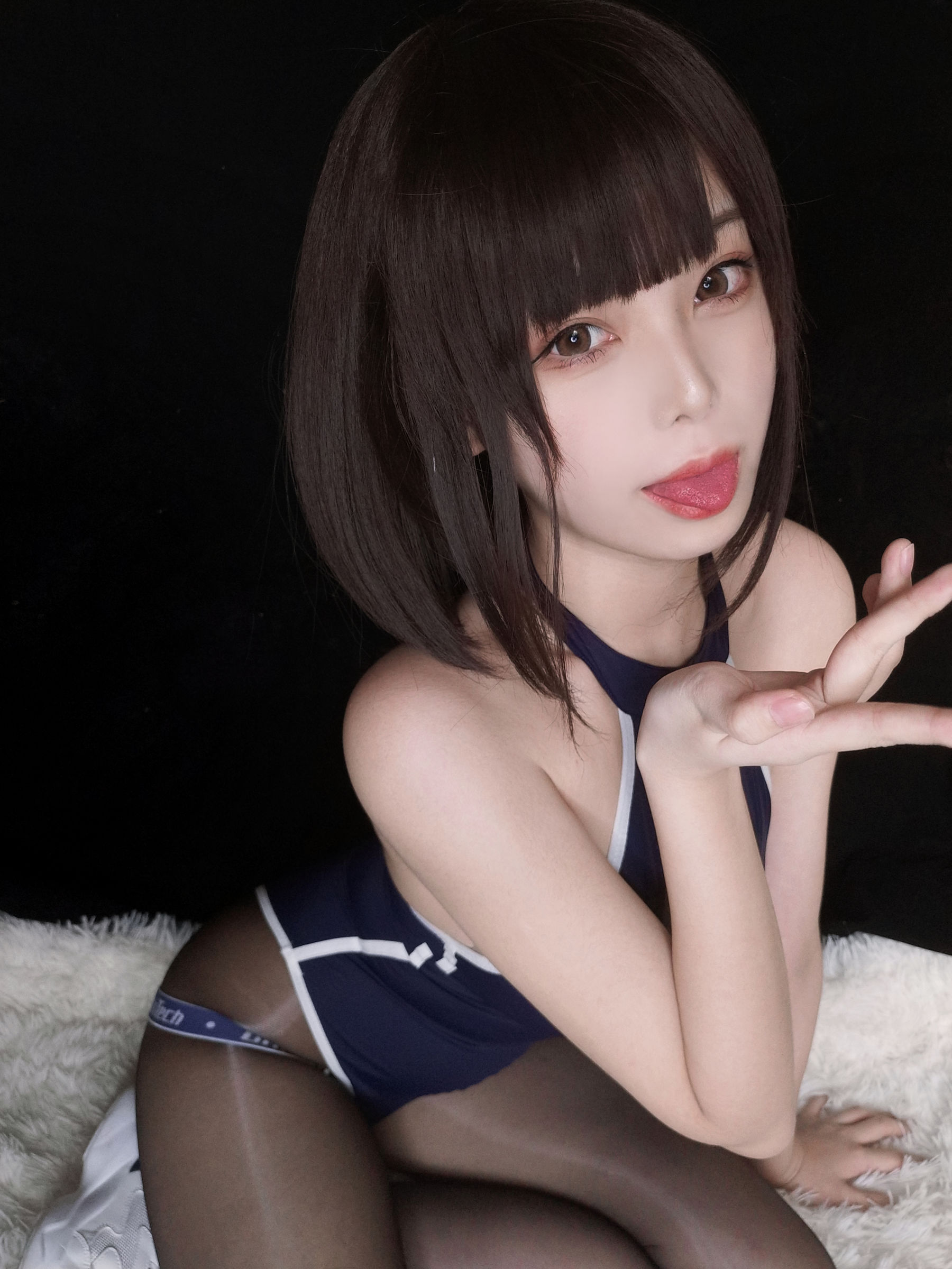 蜜汁猫裘 – 水着 Cosplay 写真 高清性感泳衣摄影集插图